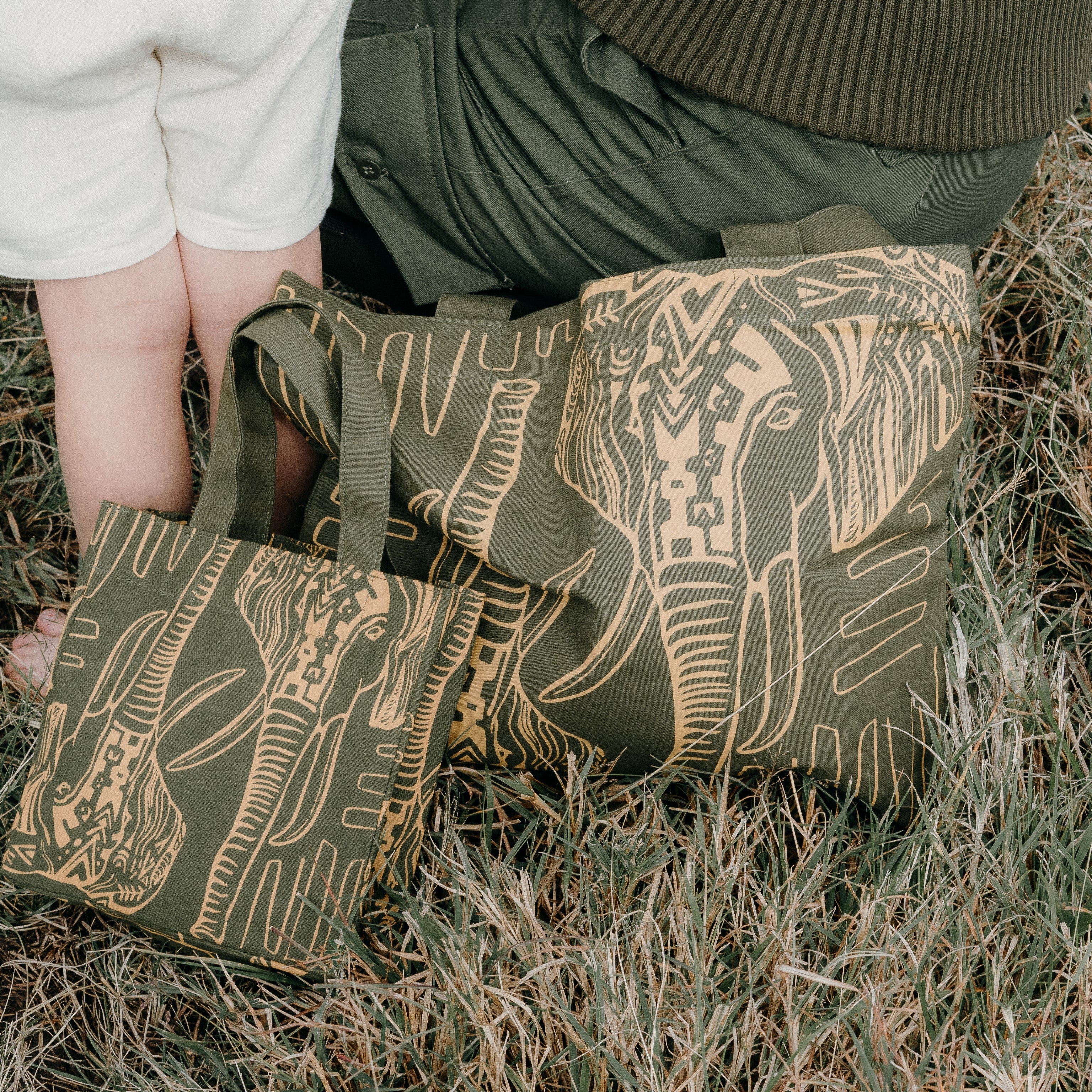 Basecamp Tote Bag – Large & Small | Handmade Canvas Tote