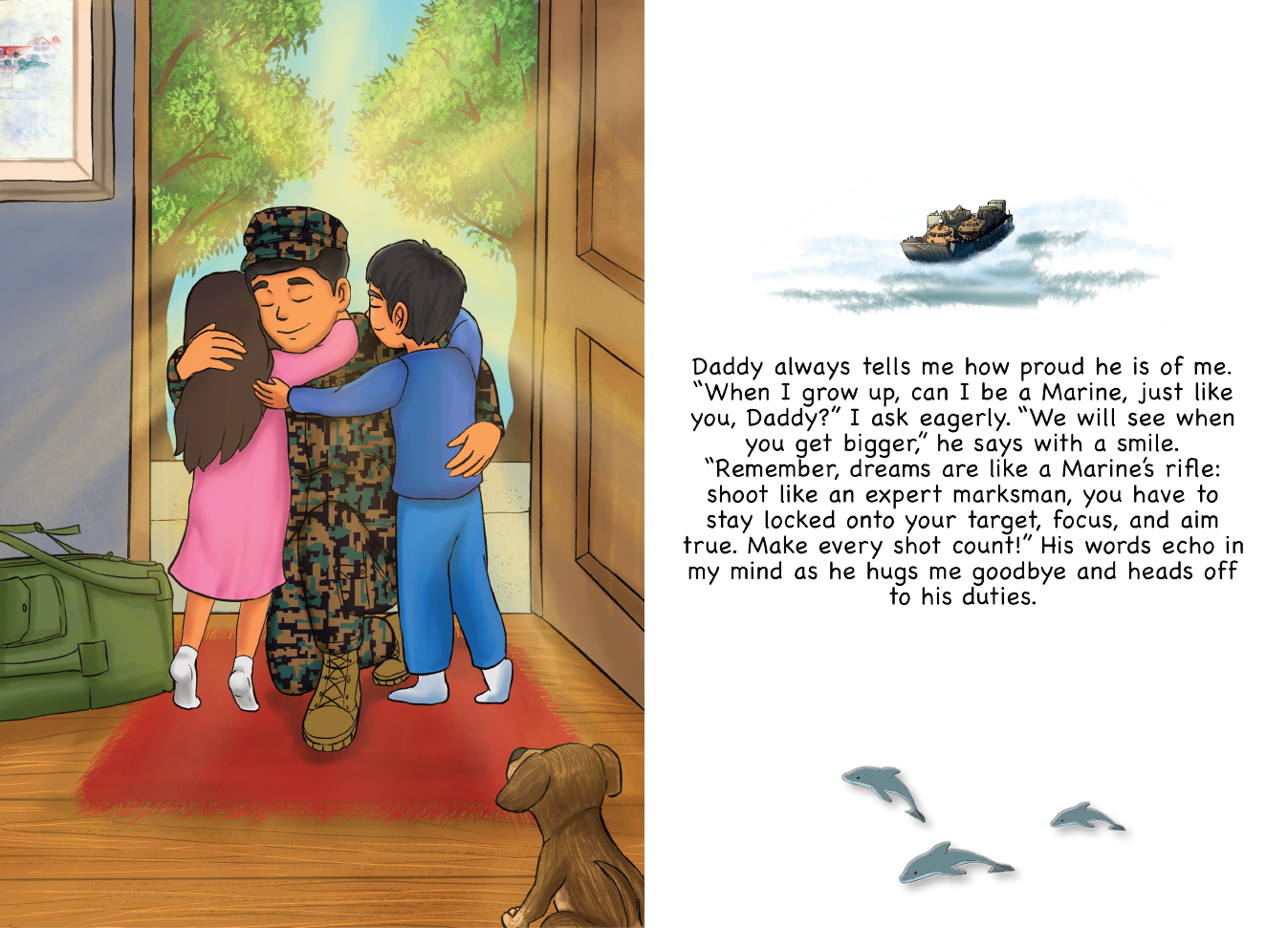 USMC Marine Children’s Book - My Daddy, My Marine by Matthew E. Miller
