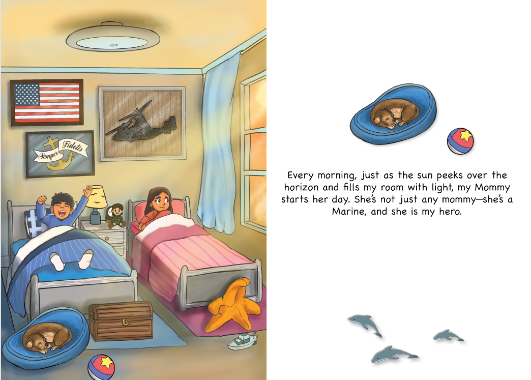 Marine Children's Book - My Mommy, My Marine