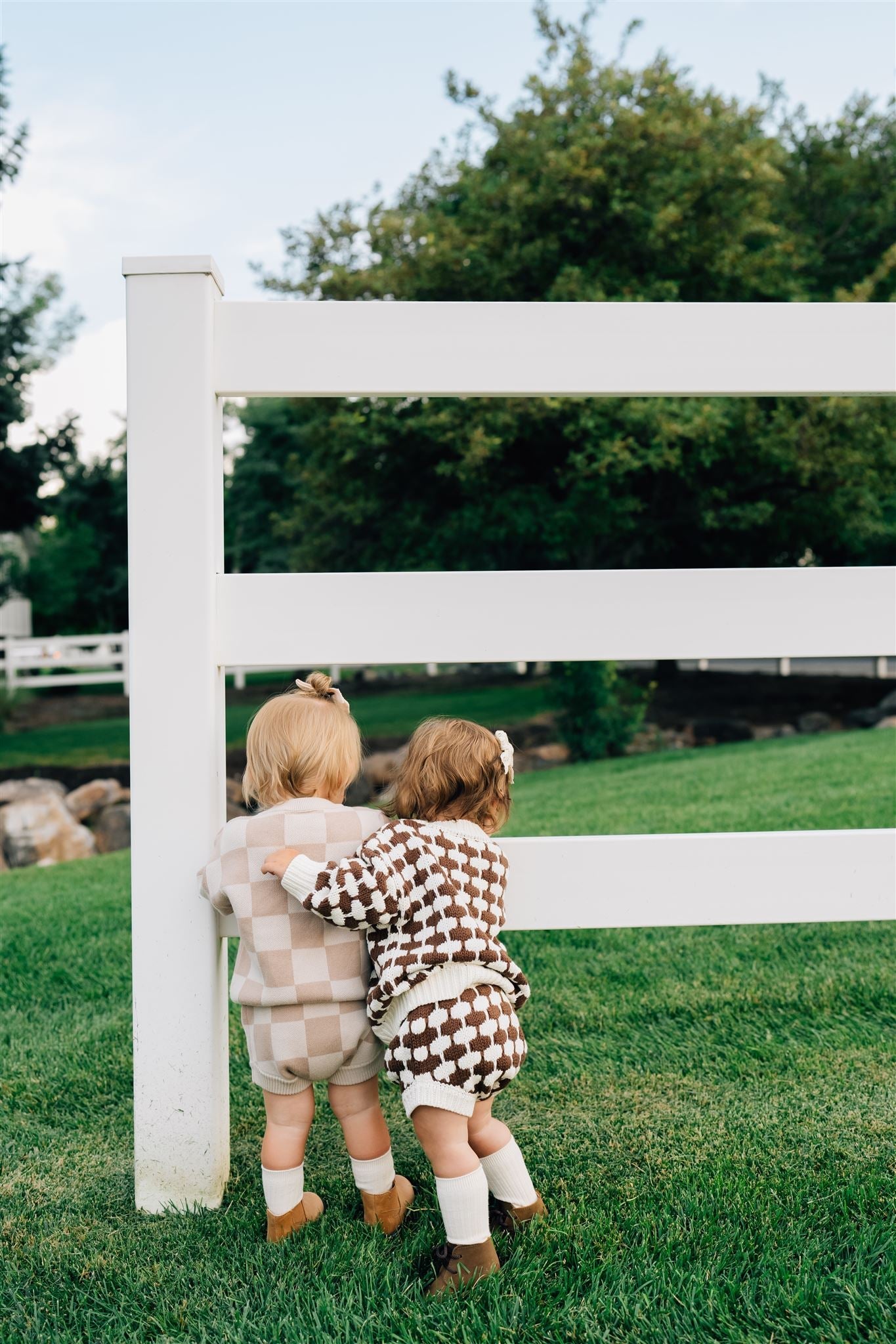 Brown + Cream Knit Bloomers  Mebie Baby   