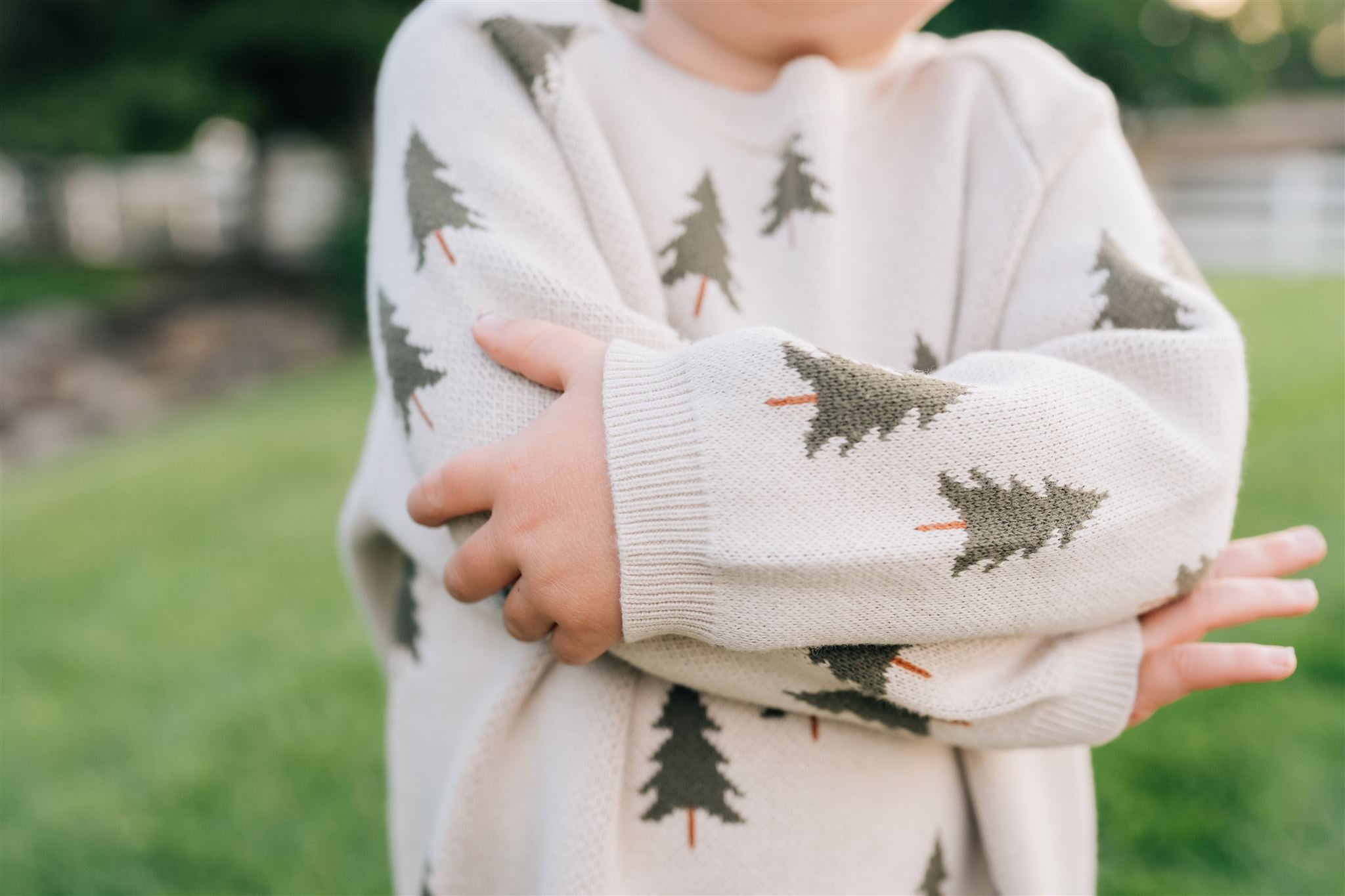 Pine Tree Knit Sweater  Mebie Baby   