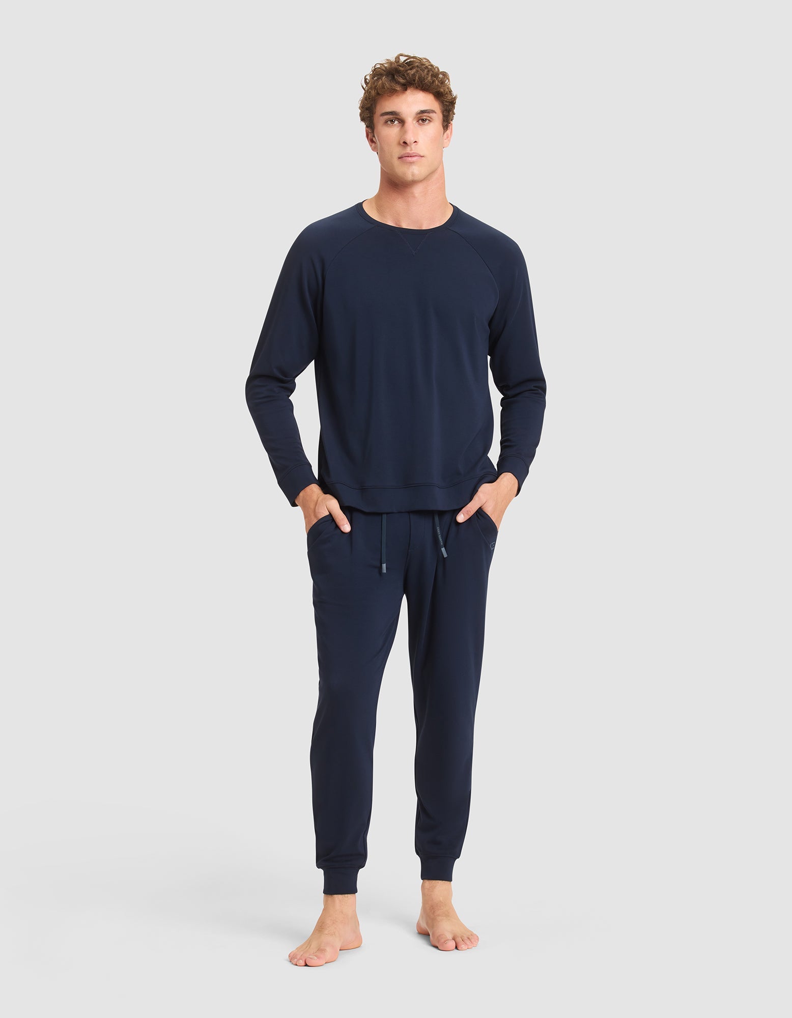 Men's Brushed Bamboo Jogger Set