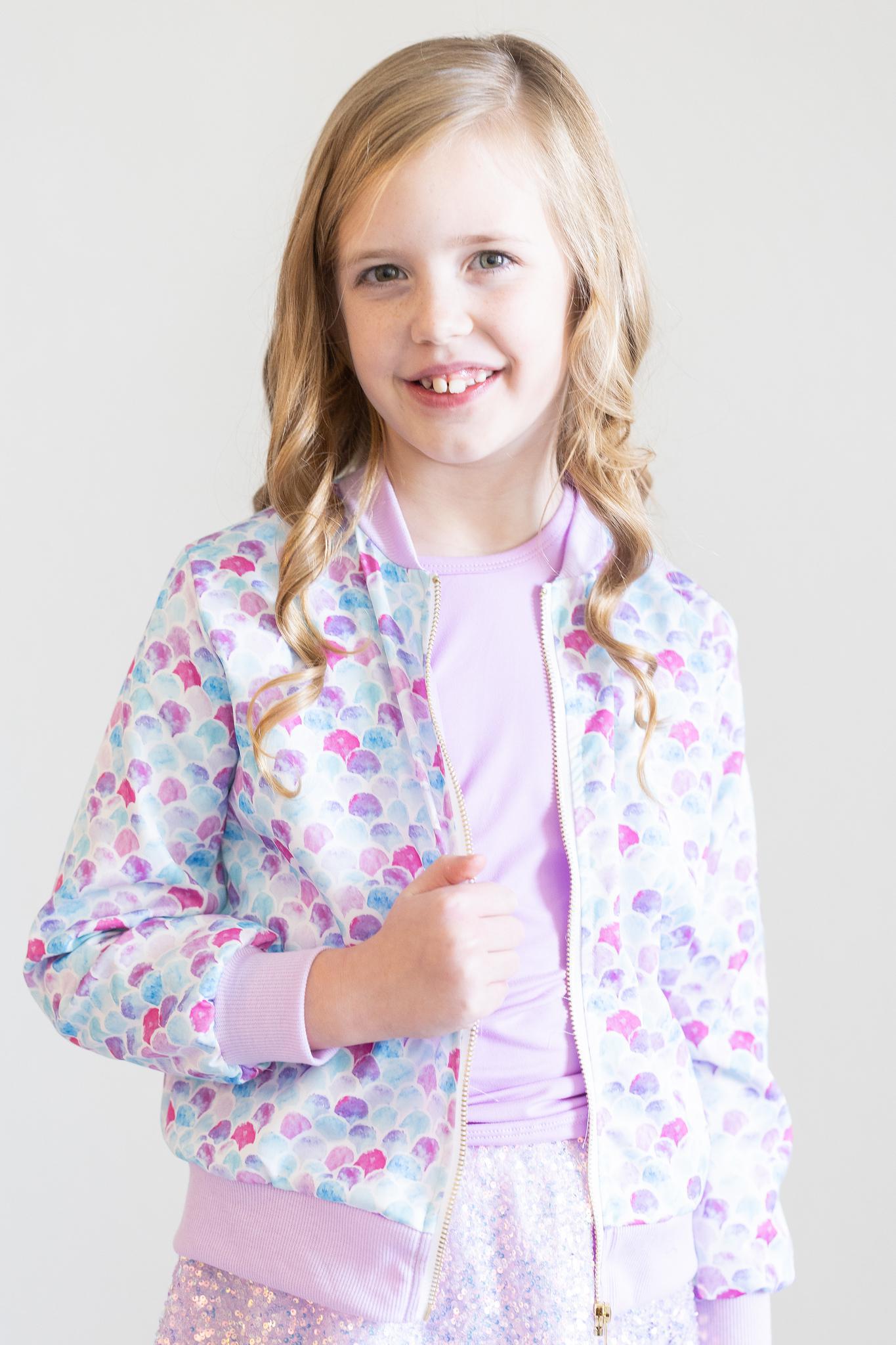 Mermaid Scales Satin Jacket