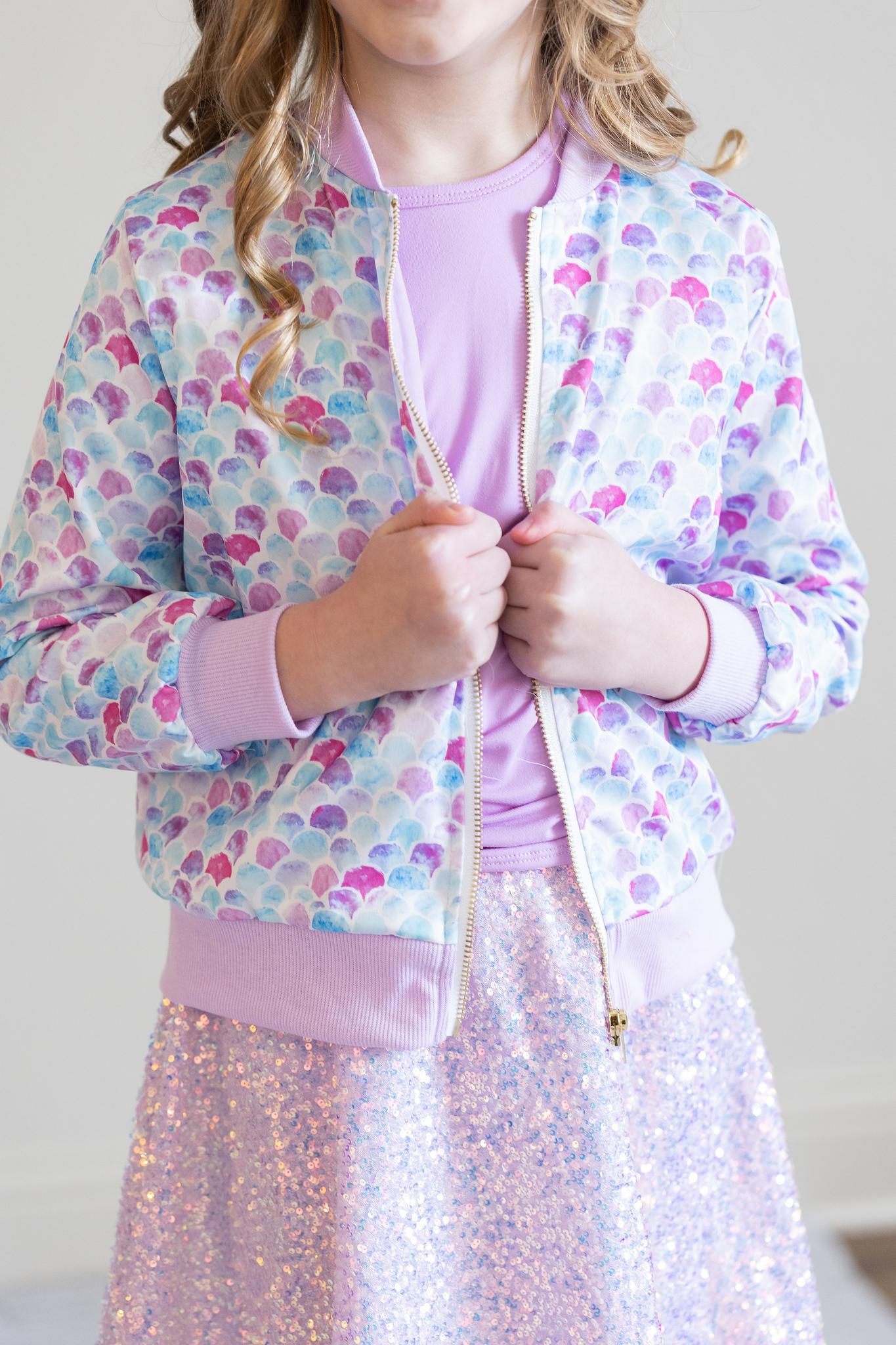 Mermaid Scales Satin Jacket