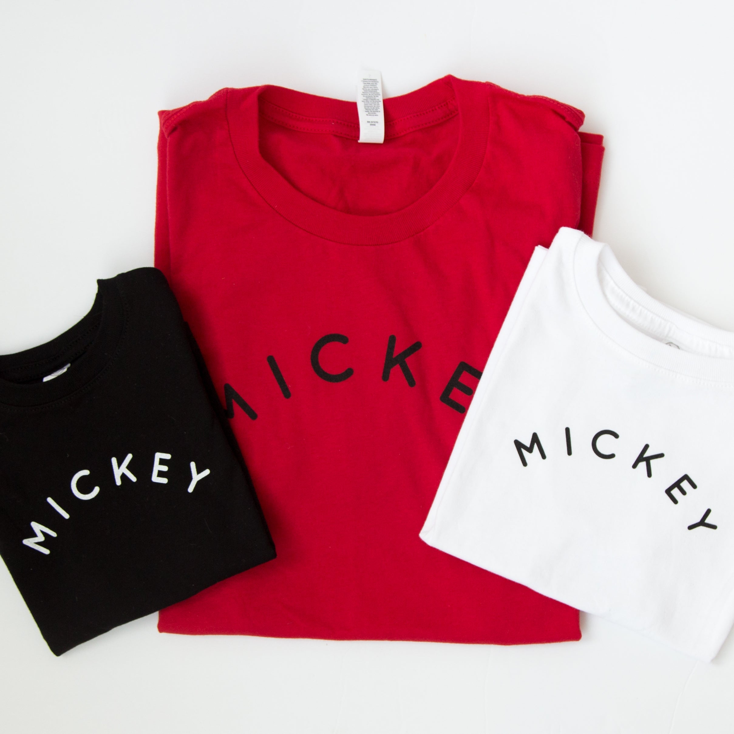 Mickey White | Shirt (Newborn - Adult)