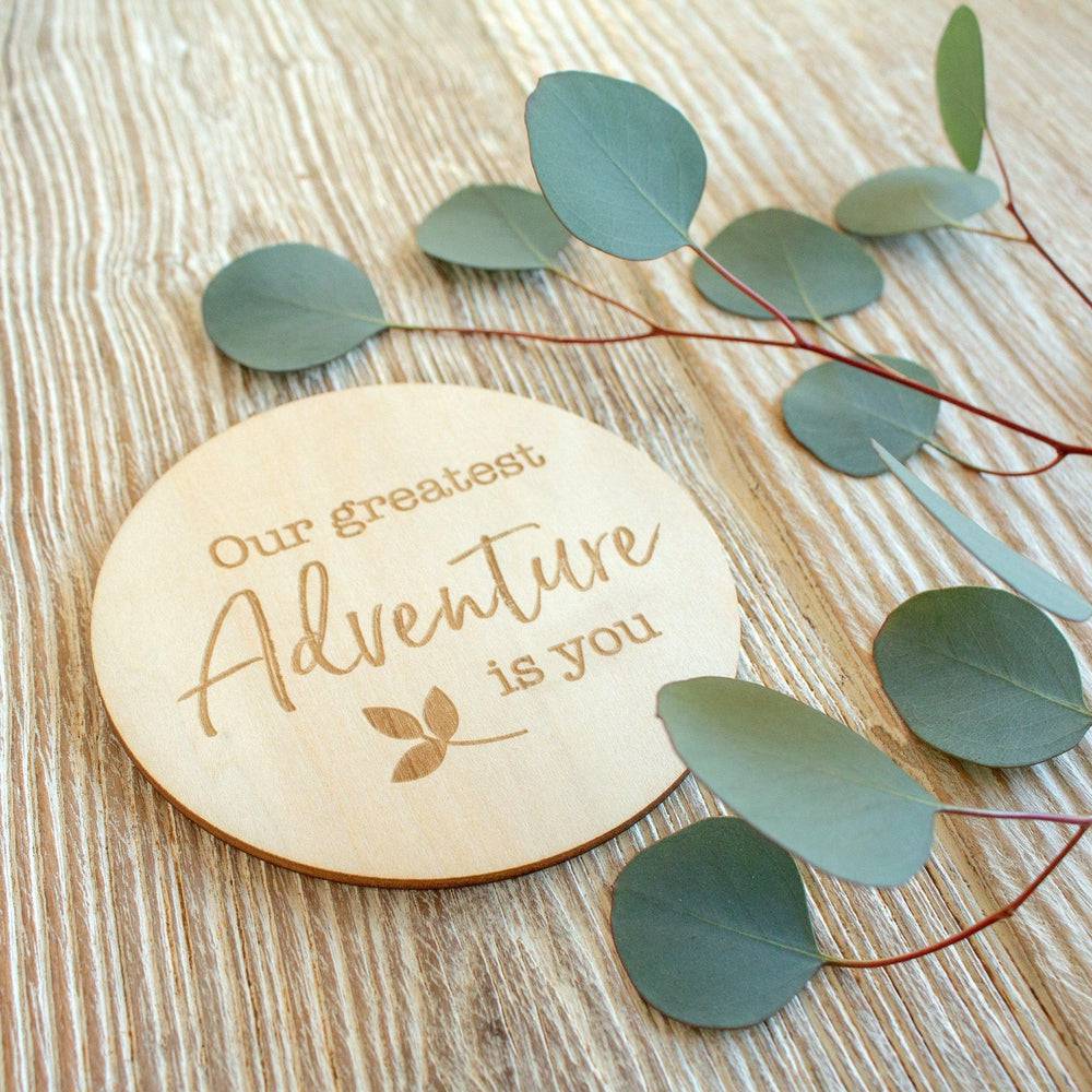 Our Greatest Adventure Is You Milestone Moments Disc Milestone Moments Bebe au Lait   