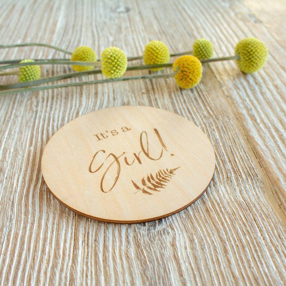 It's A Girl Milestone Moments Disc Milestone Moments Bebe au Lait   