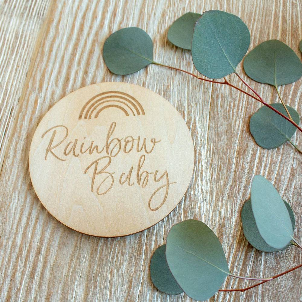 Rainbow Baby Milestone Moments Disc Milestone Moments Bebe au Lait   