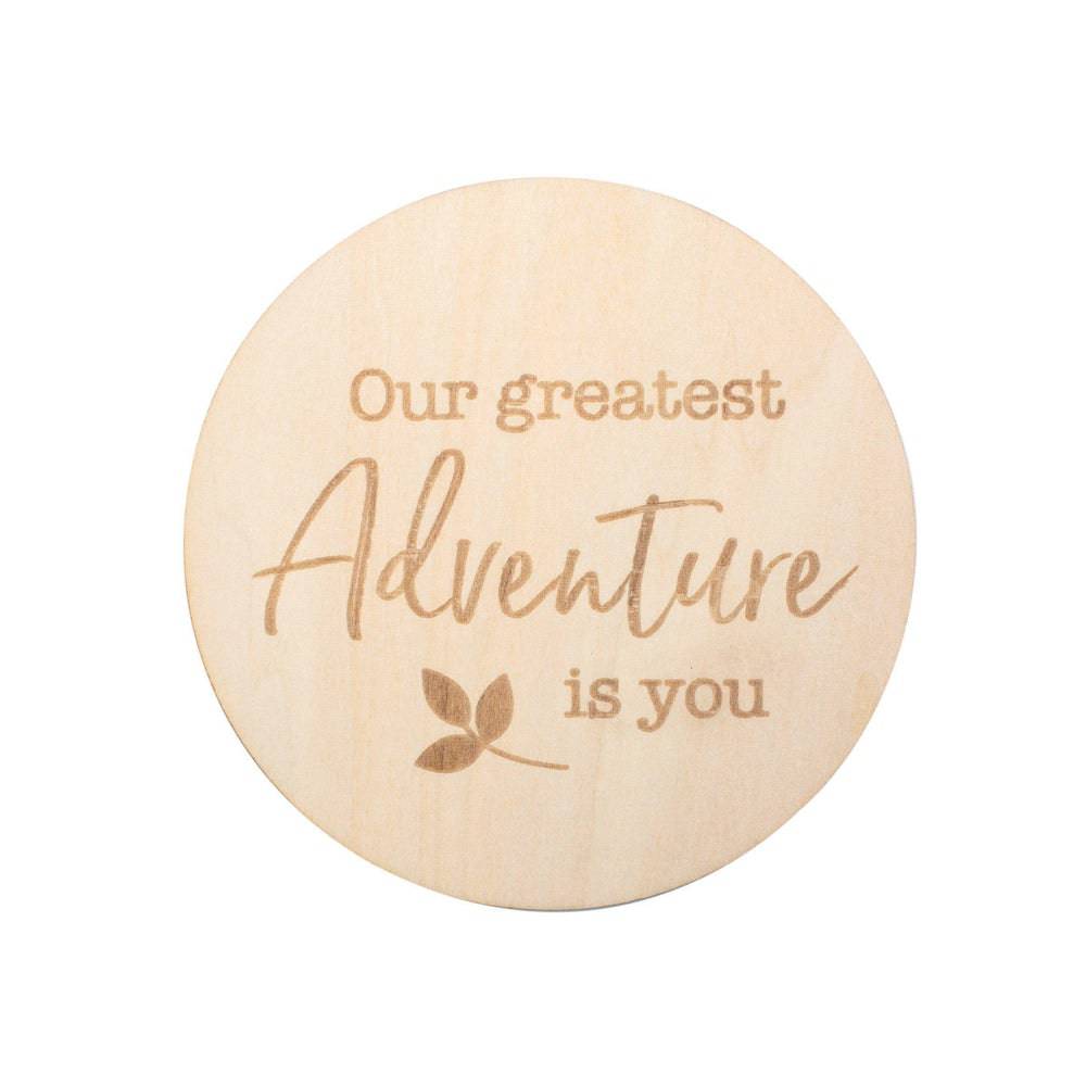 Our Greatest Adventure Is You Milestone Moments Disc Milestone Moments Bebe au Lait   