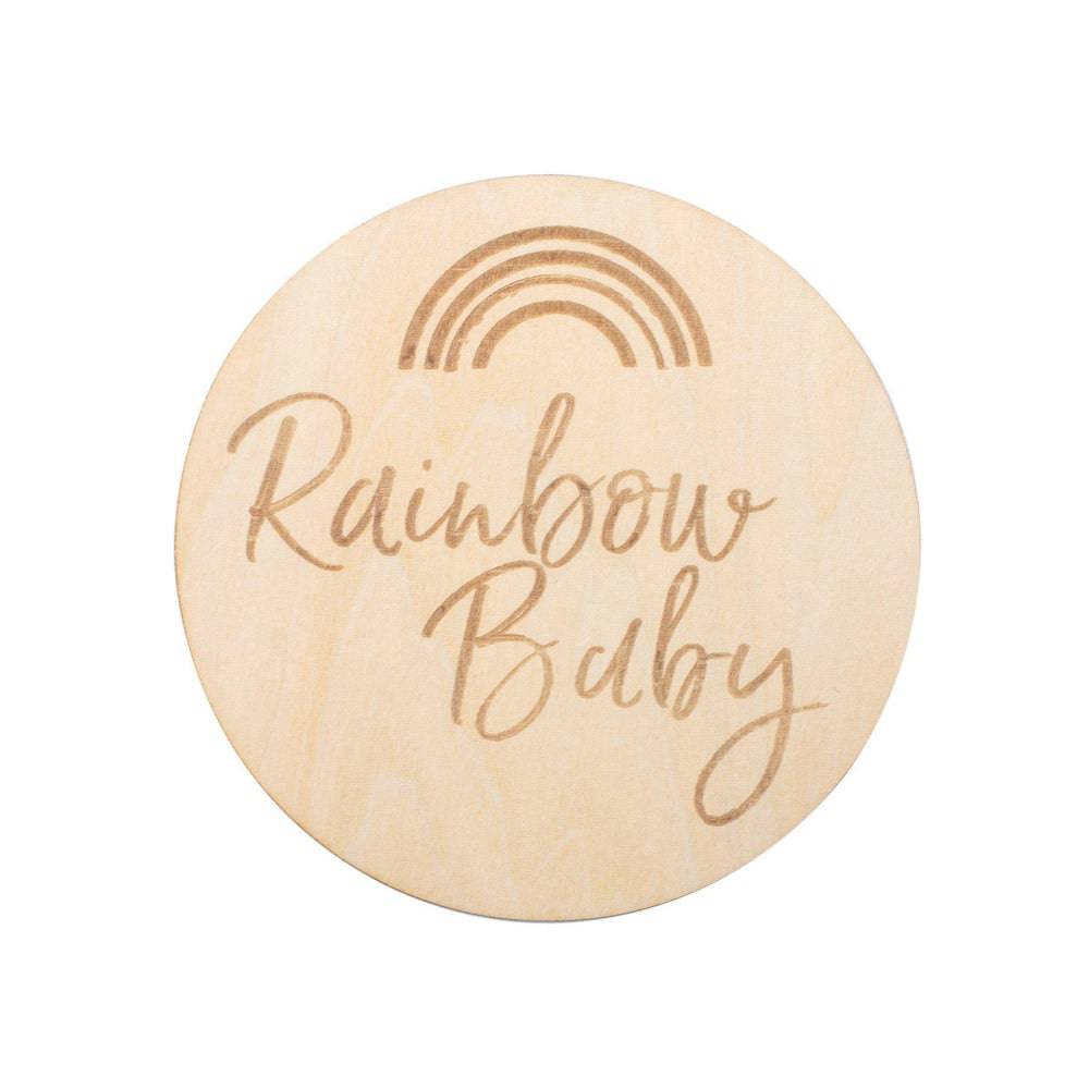 Rainbow Baby Milestone Moments Disc Milestone Moments Bebe au Lait   