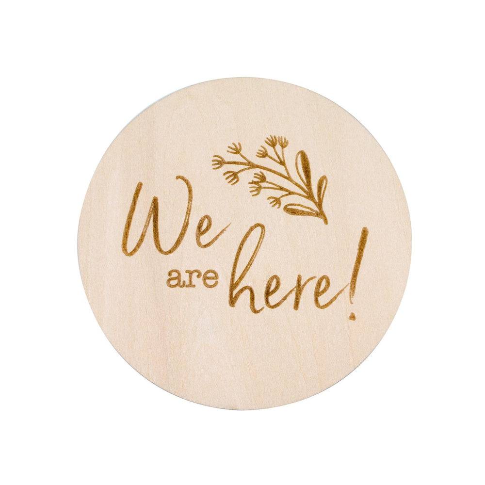 We are Here Milestone Moments Disc Milestone Moments Bebe au Lait   