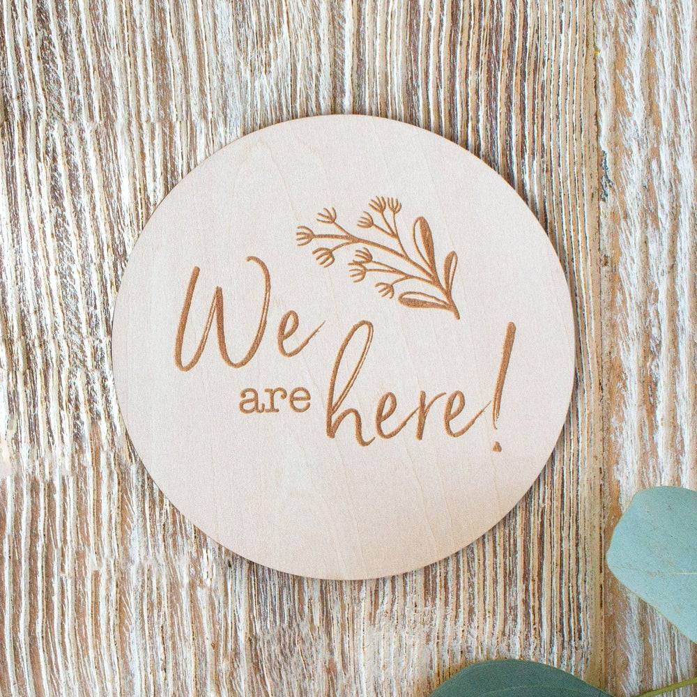 We are Here Milestone Moments Disc Milestone Moments Bebe au Lait   