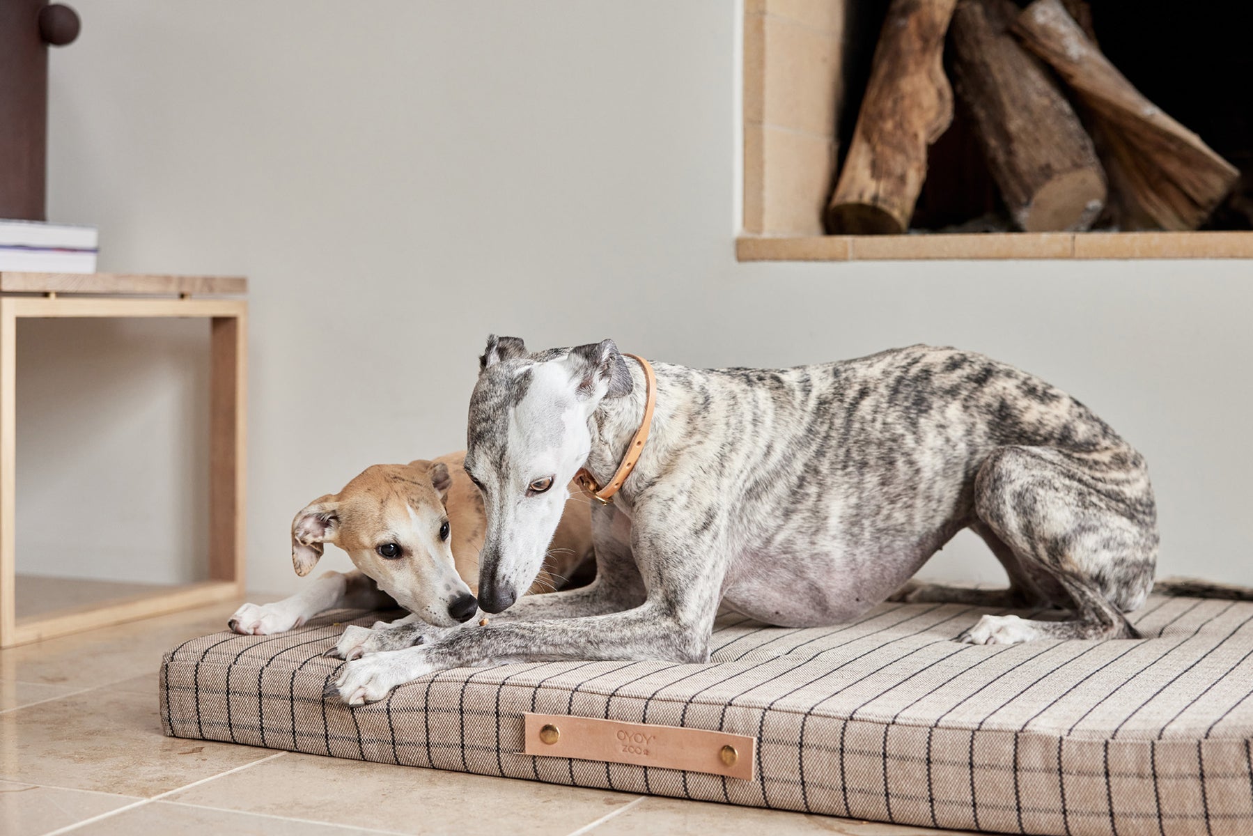 Milo Grid Dog Cushion