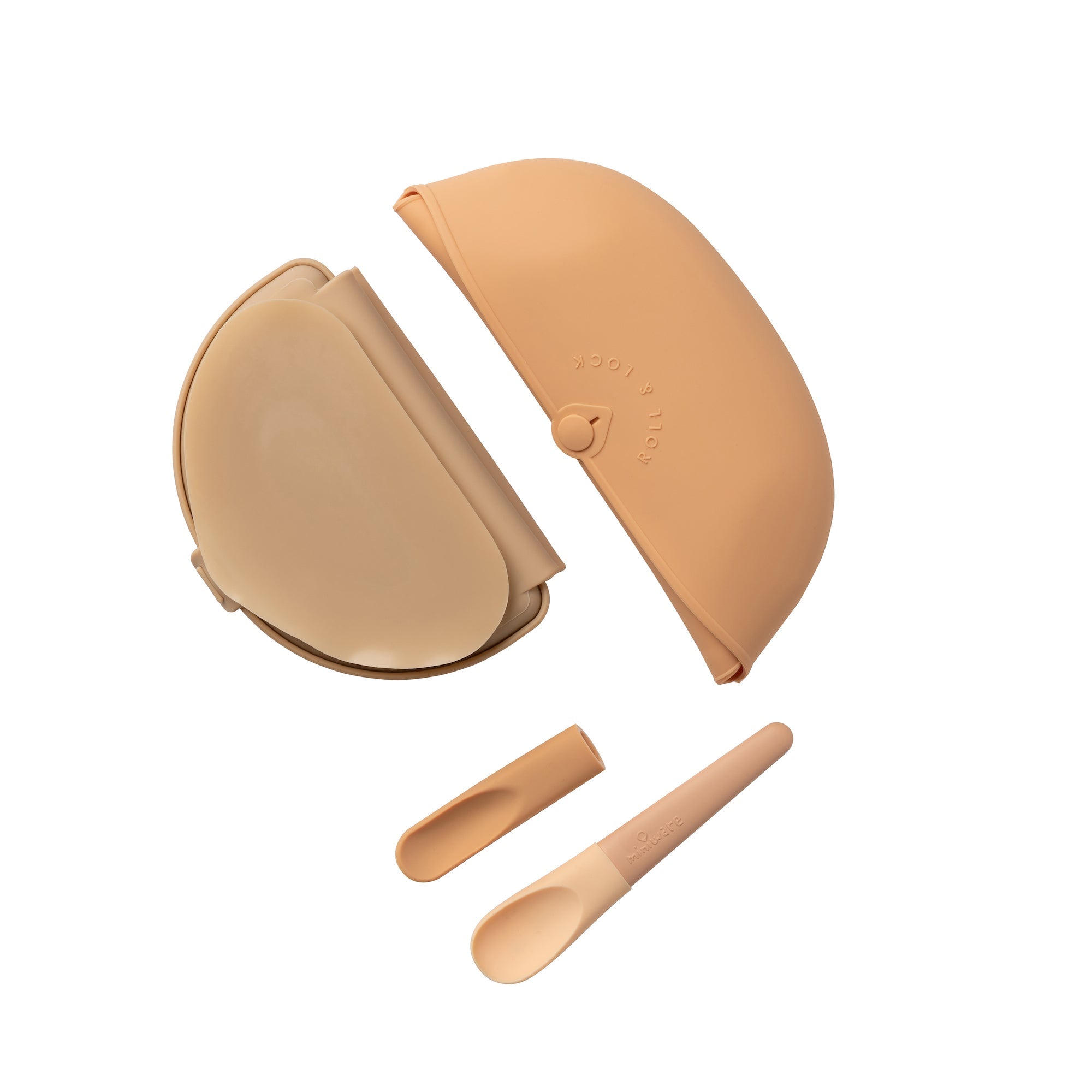 Sili Mini Go: Silicone Travel Meal Set - Golden Boost