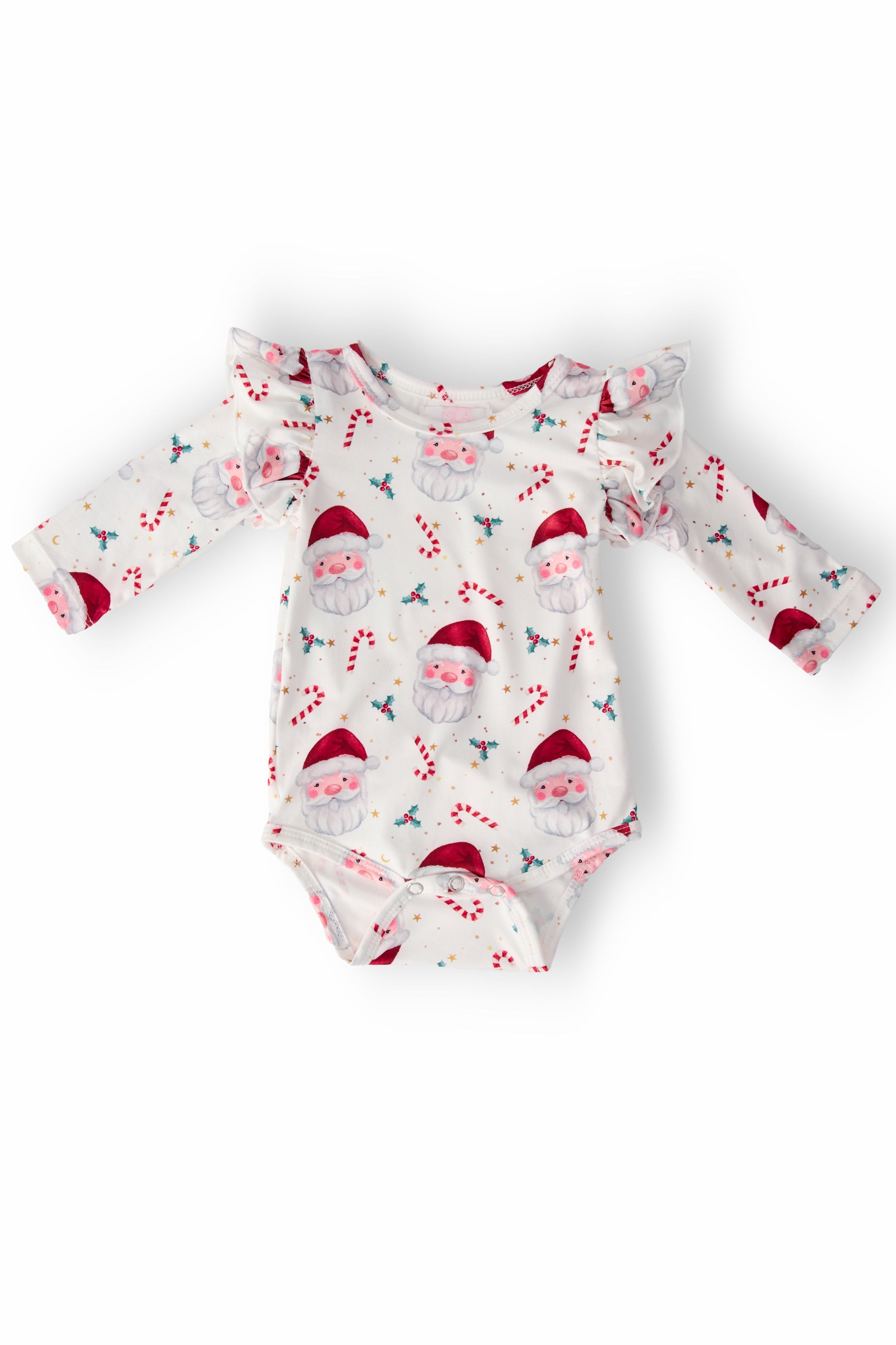 Mistletoe Magic L/S Flutter Bodysuit
