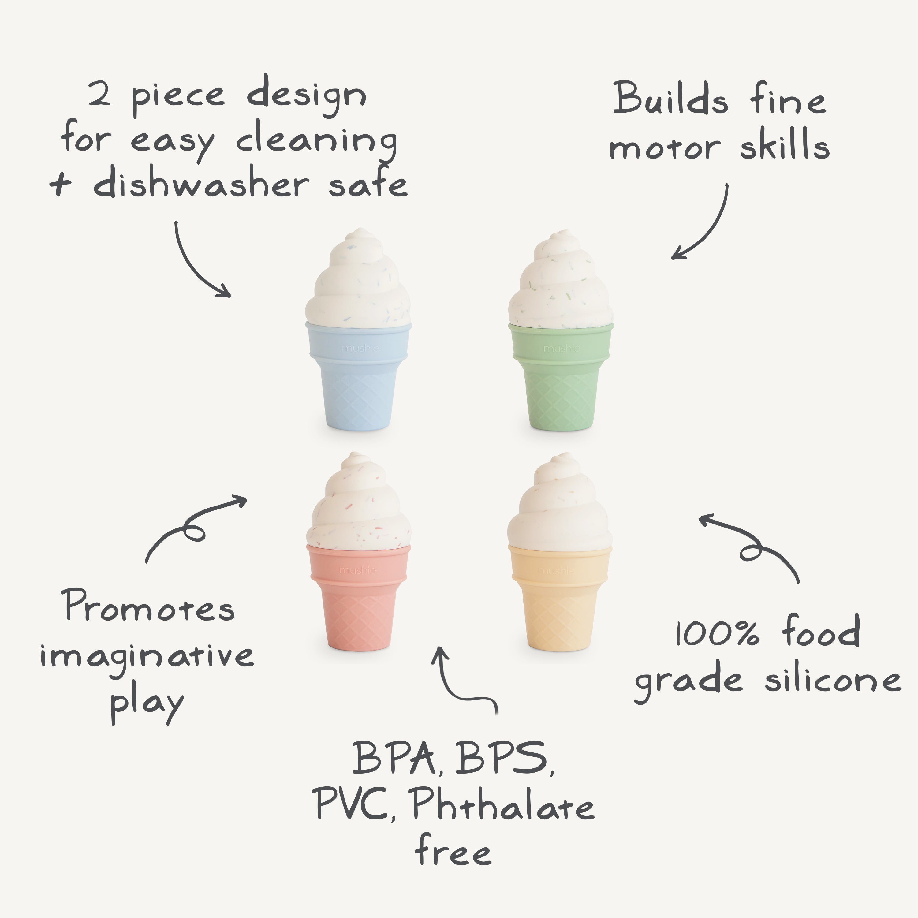 Mix and Match Ice Cream Toy