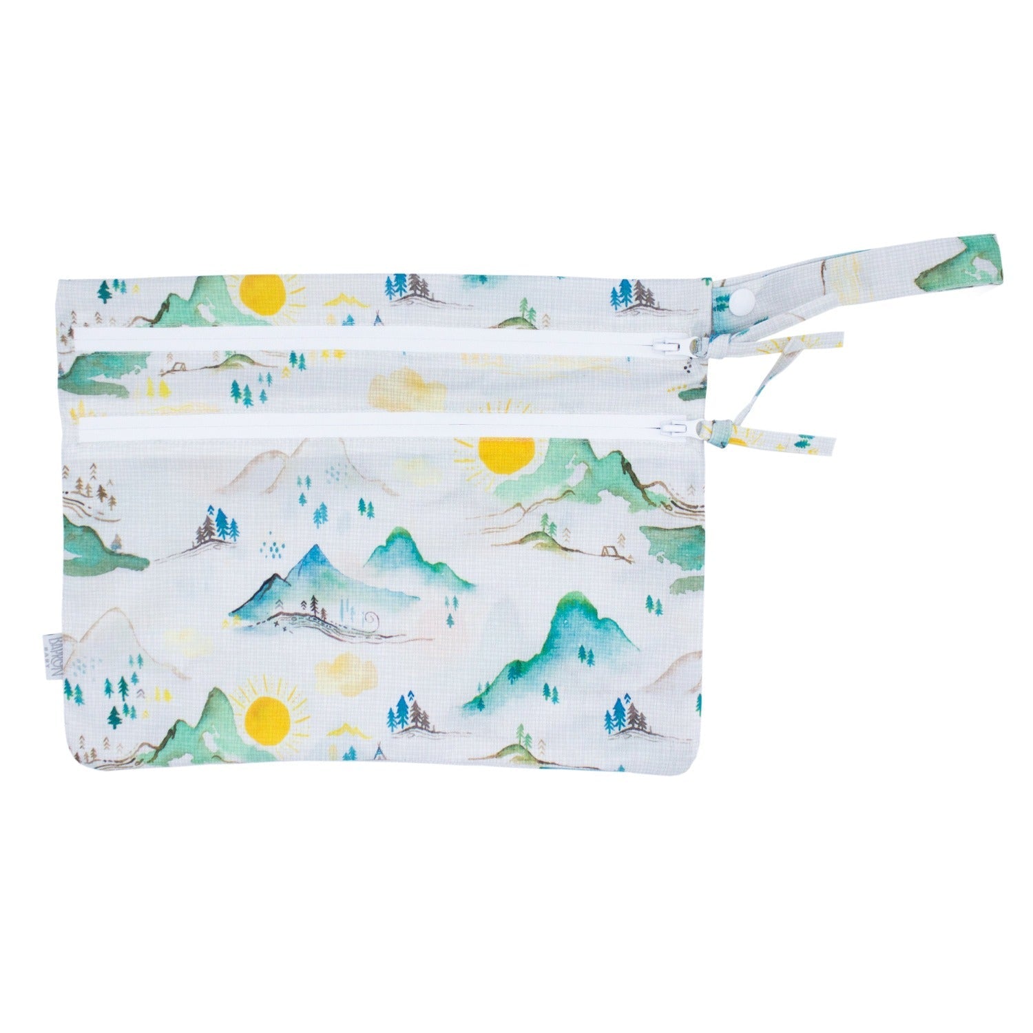 Mountain Mist - Waterproof Wet Bag (For mealtime, on-the-go, and more!)  BapronBaby   