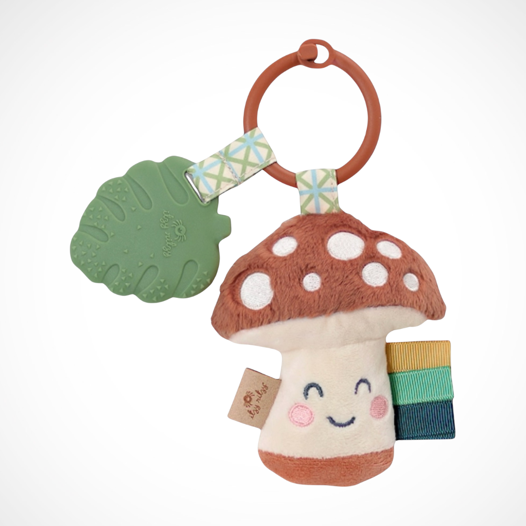 Mushroom Rattle + Teether