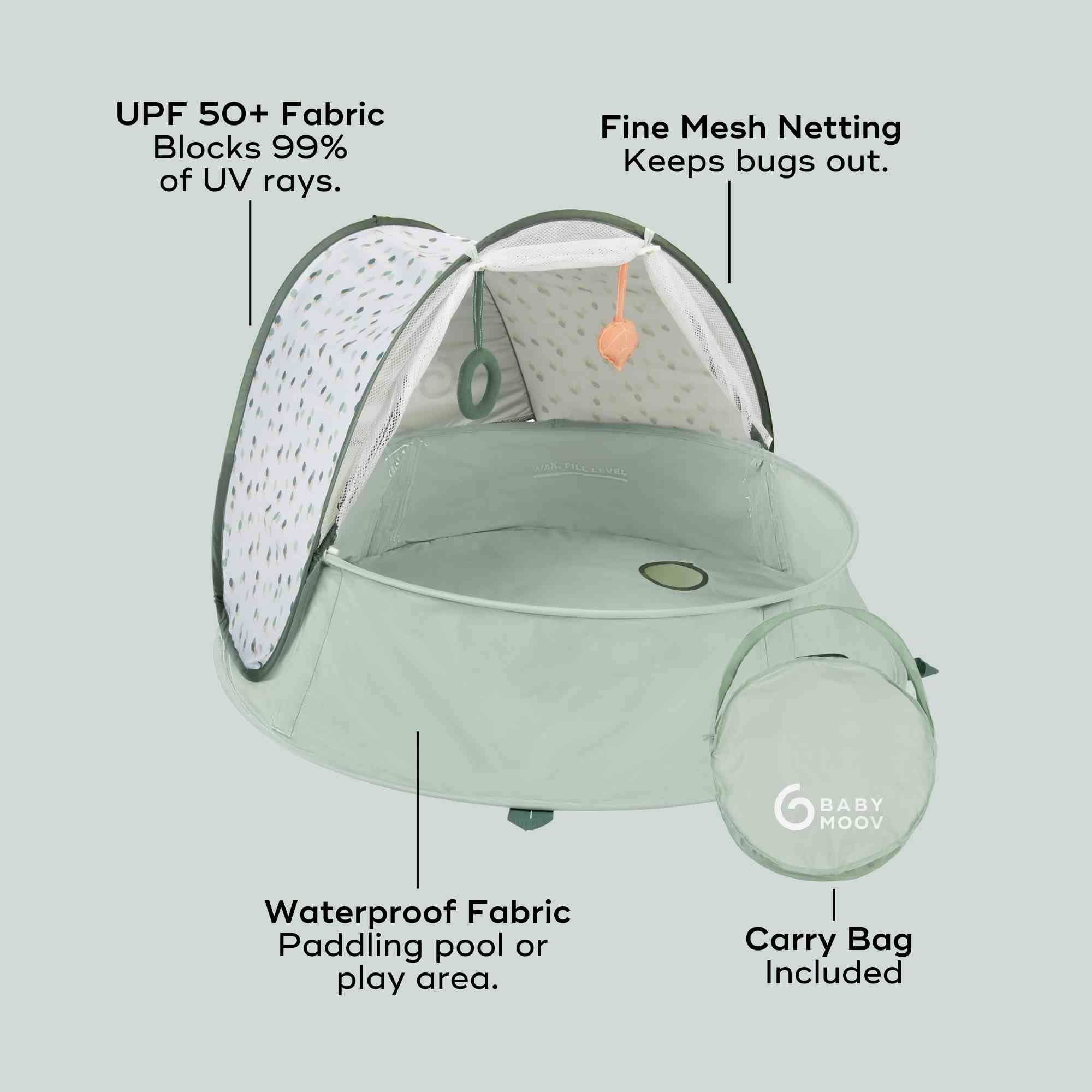 Aquani Anti-UV Baby Beach Tent & Paddling Pool