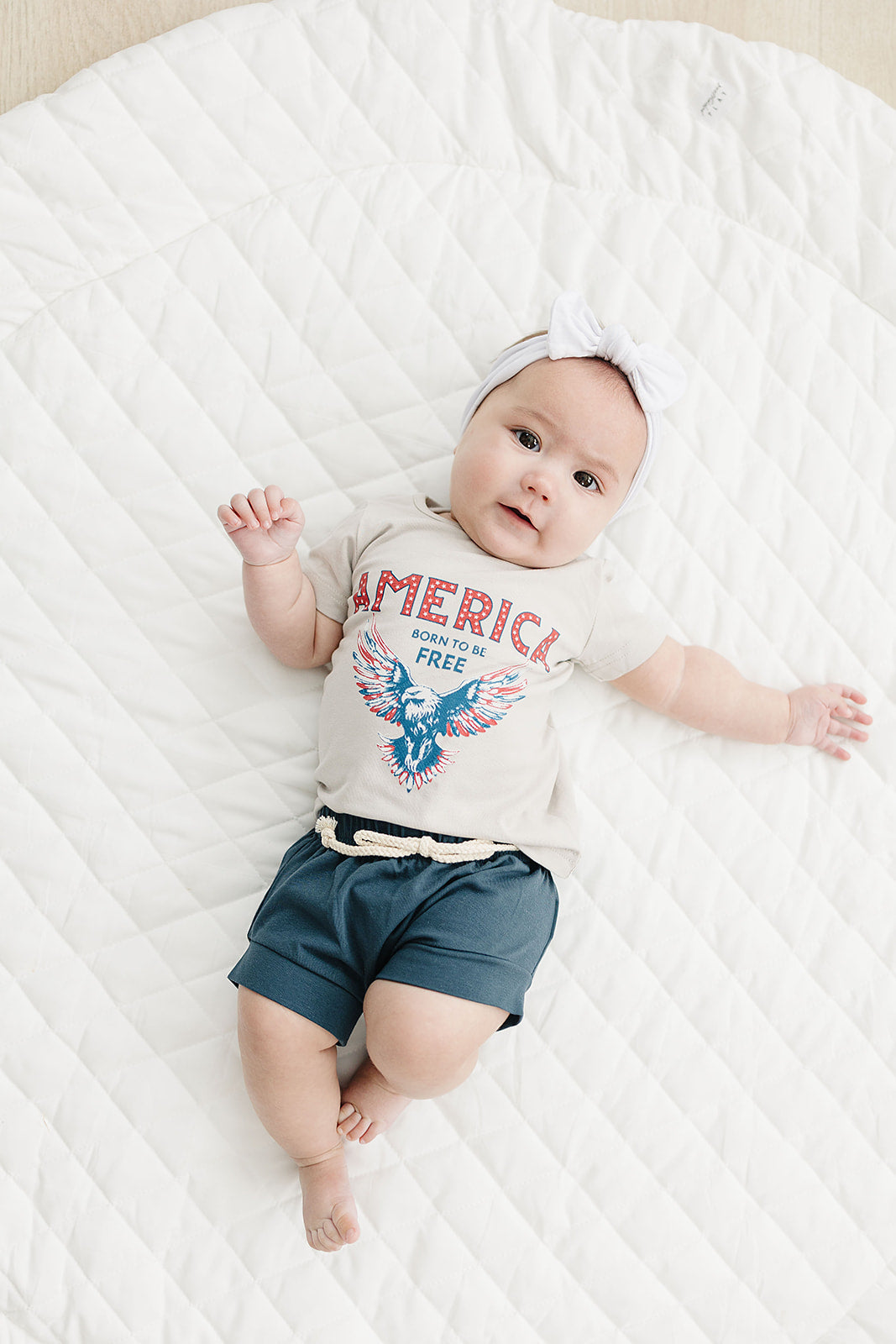 Patriotic Eagle Tee  Mebie Baby   