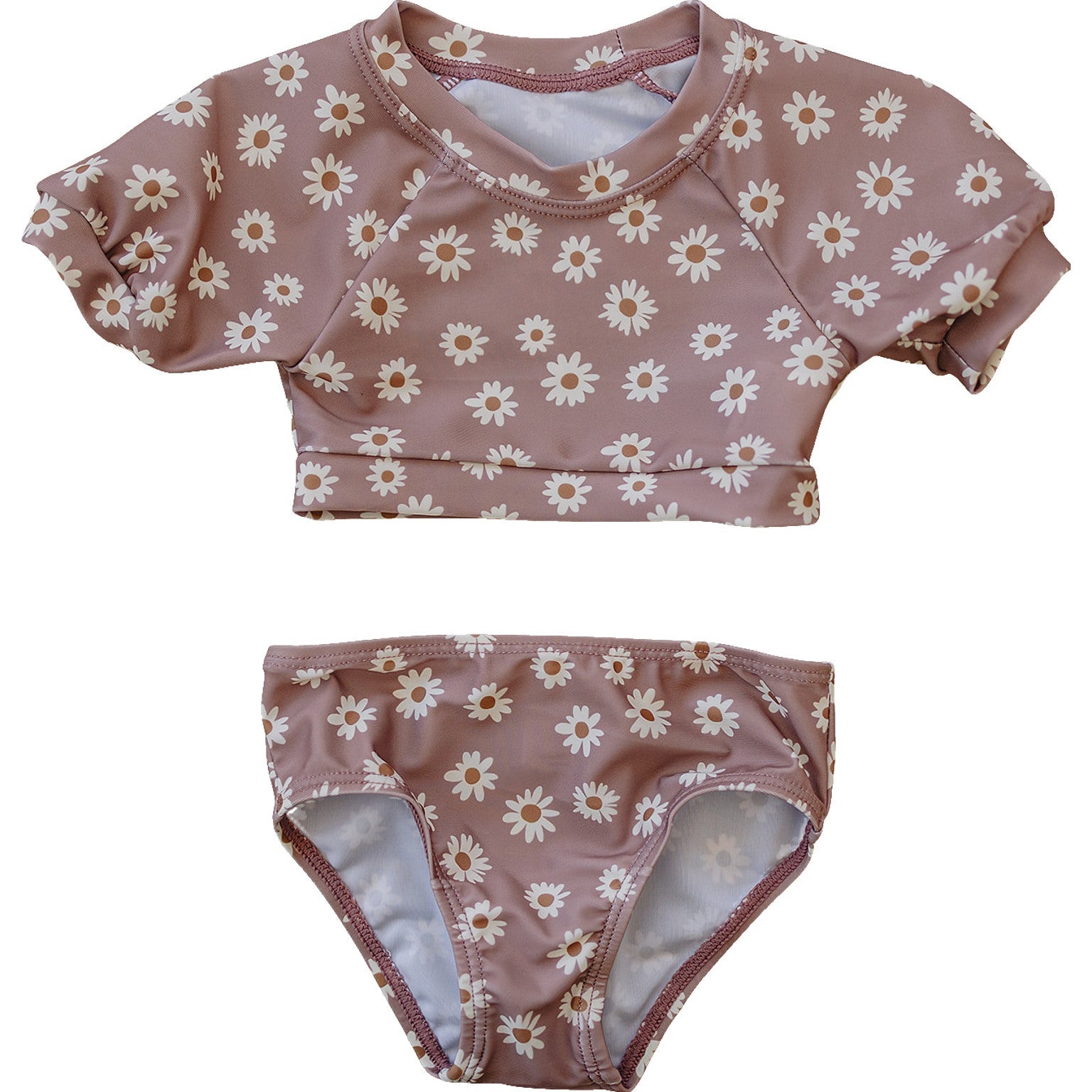 Daisy Short Sleeve Bikini Set  Mebie Baby   