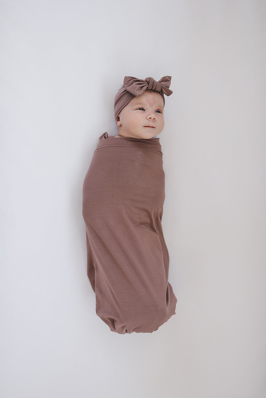 Plum Bamboo Stretch Swaddle  Mebie Baby   