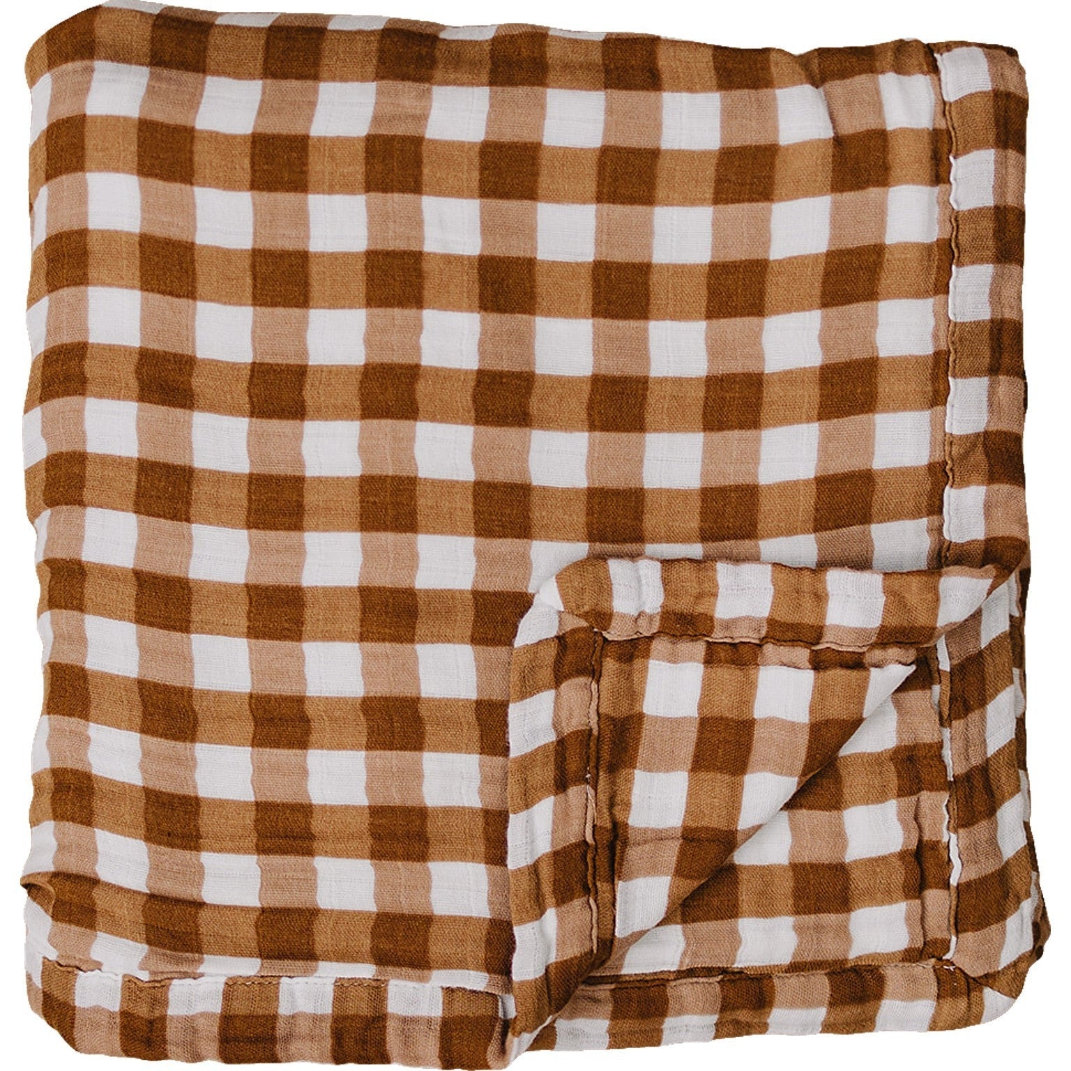 Gingham Muslin Quilt  Mebie Baby   