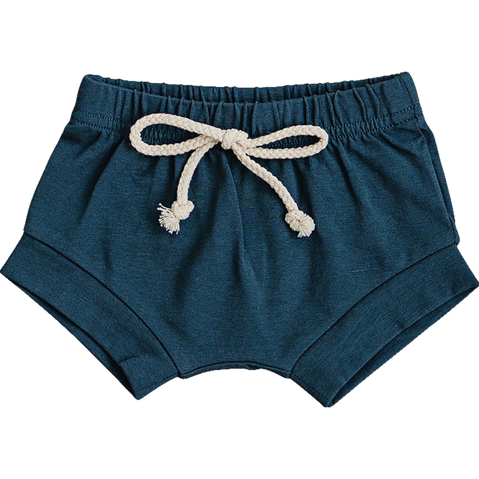 Navy Cotton Shorts  Mebie Baby   