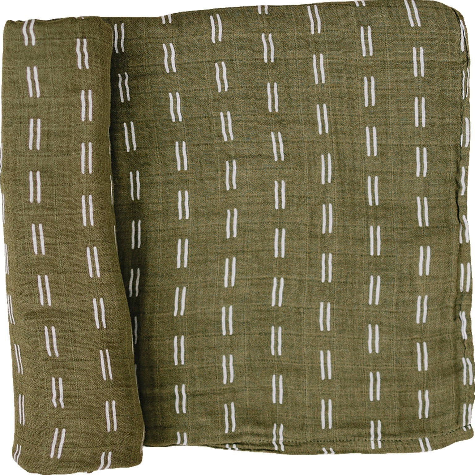 Olive Strokes Muslin Swaddle Blanket  Mebie Baby   