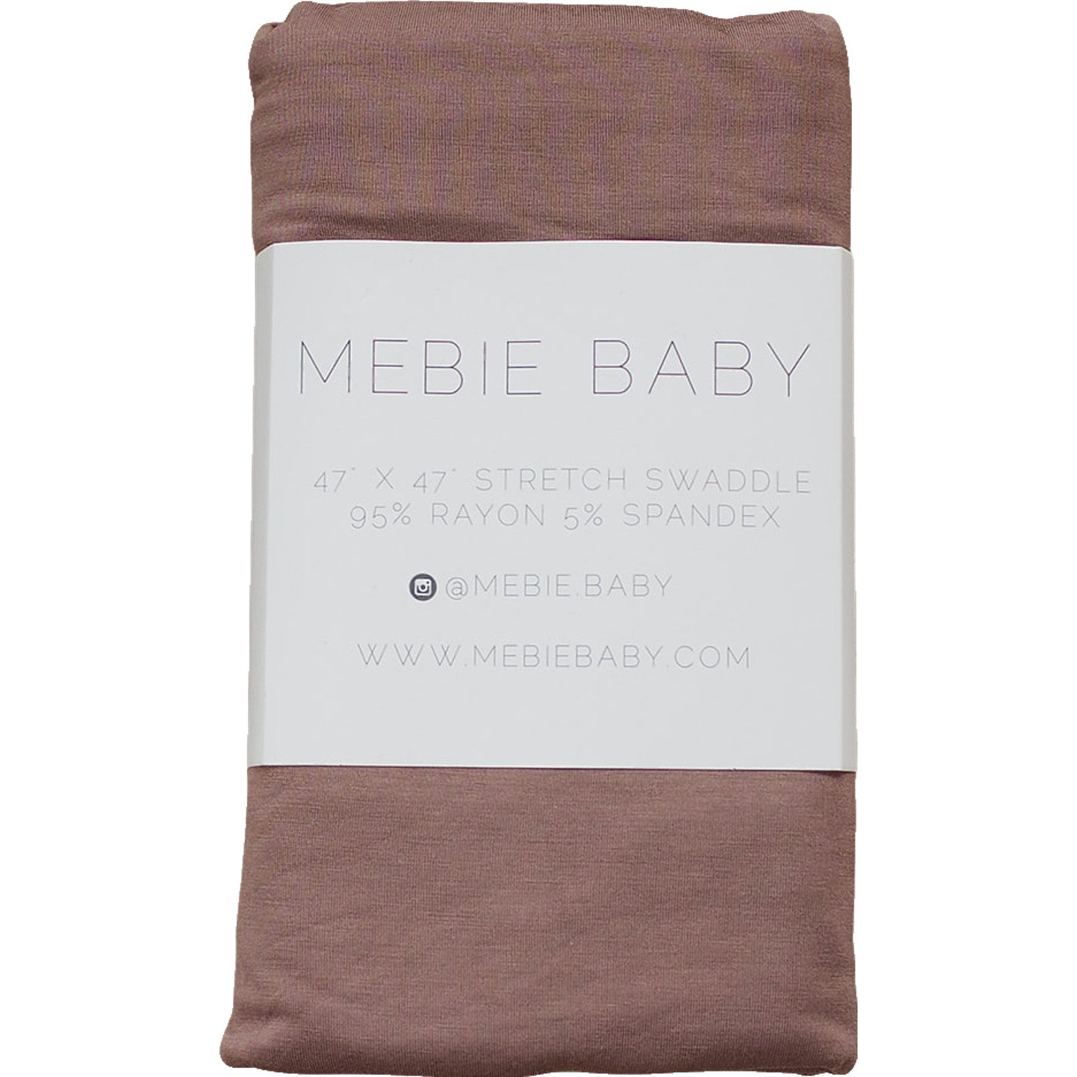 Plum Bamboo Stretch Swaddle  Mebie Baby   