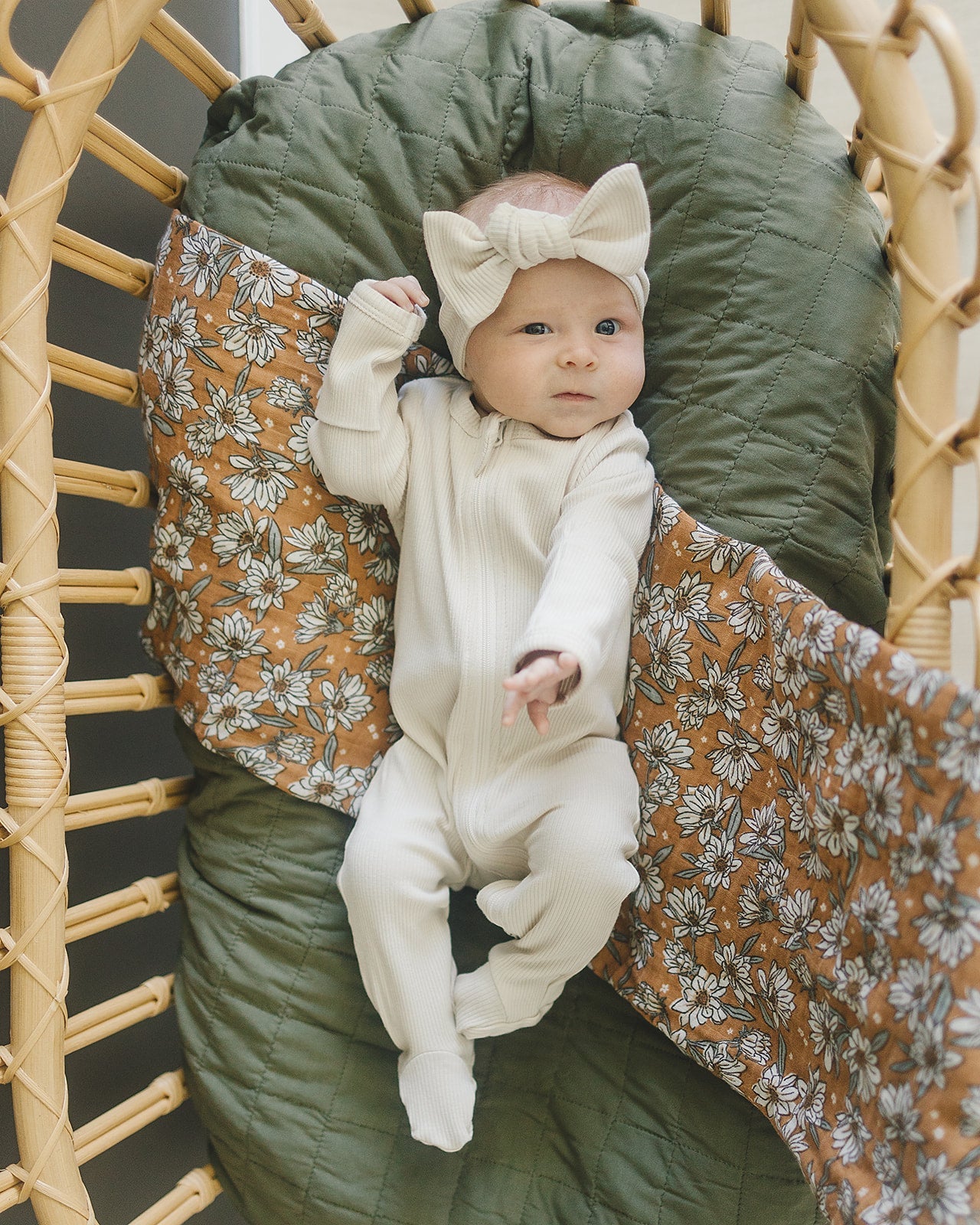 Olive Bamboo Quilt  Mebie Baby   