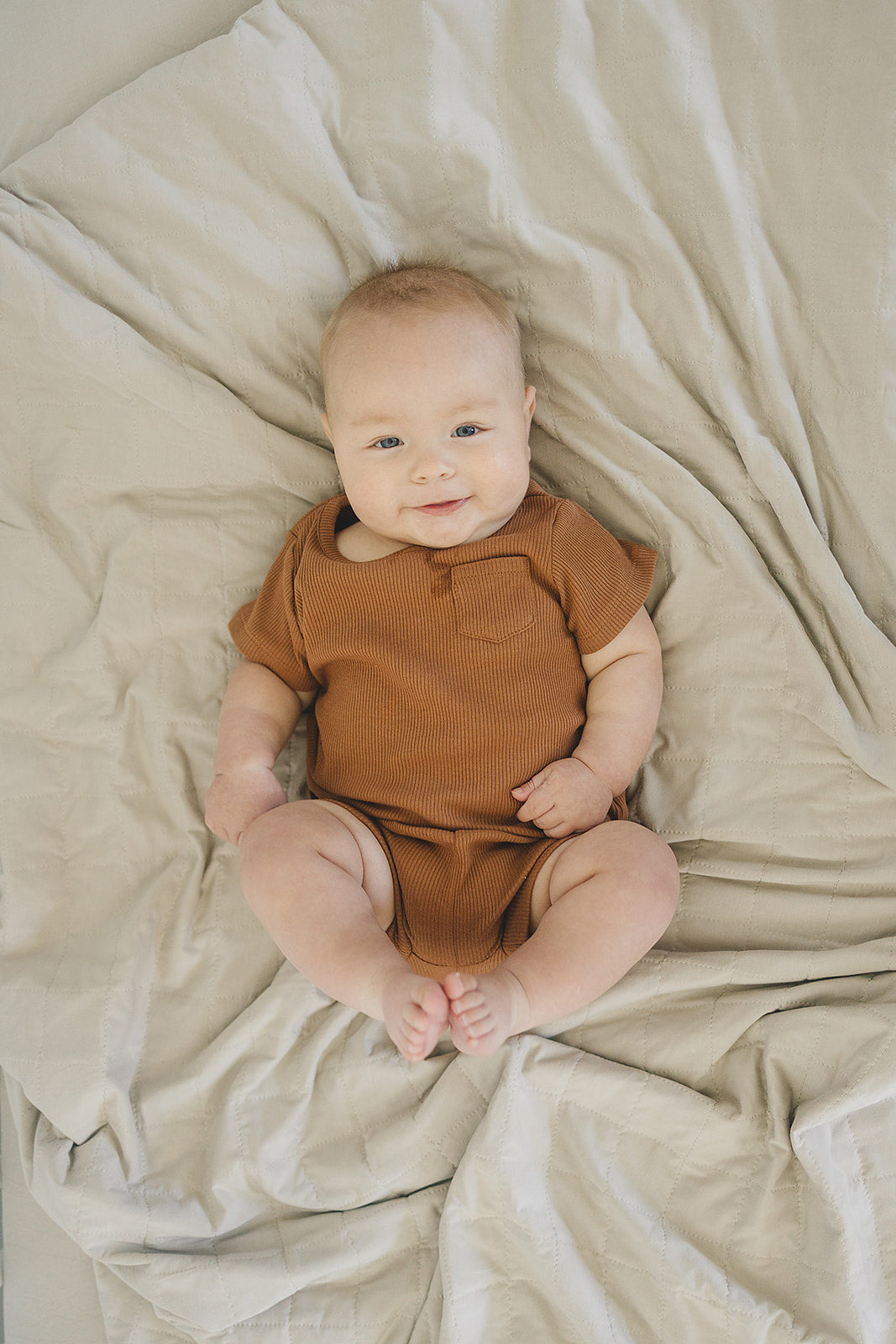 Oatmeal Bamboo Quilt  Mebie Baby   