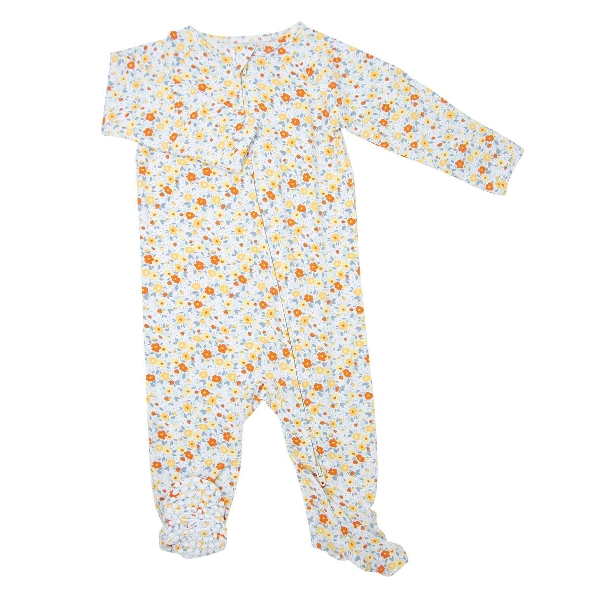 Zipper Footie - Liberty Floral
