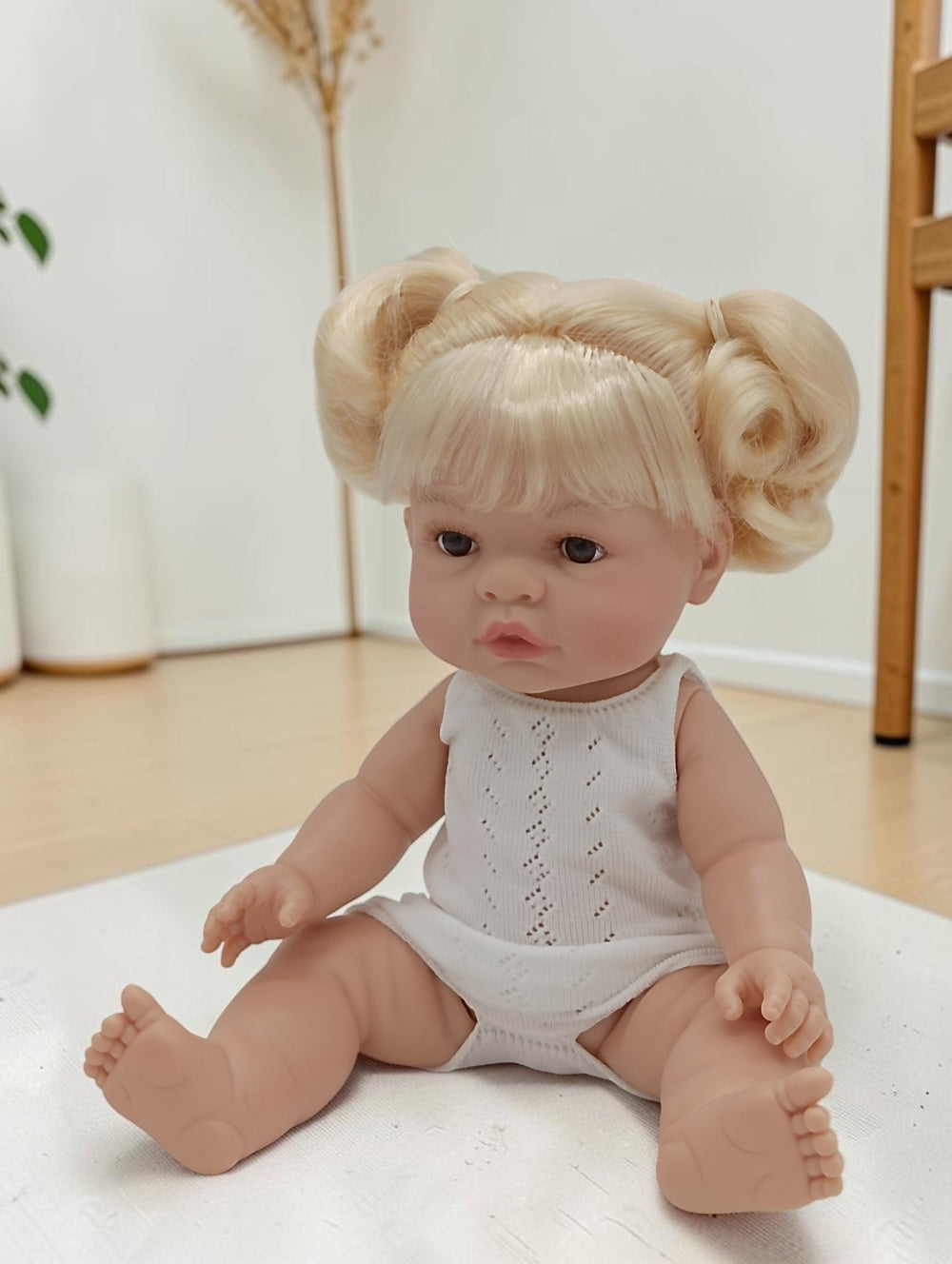 Bebenita 14" Baby Girl Doll - Nara | Unscented & Fully Clothed