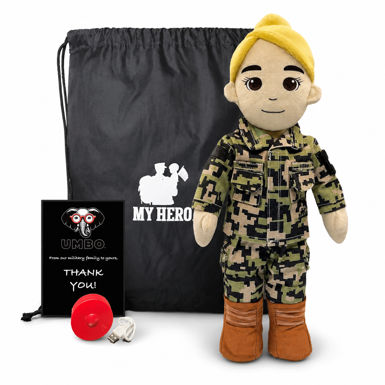 Navy Daddy Doll | Military Doll & Sailor Doll | Recordable