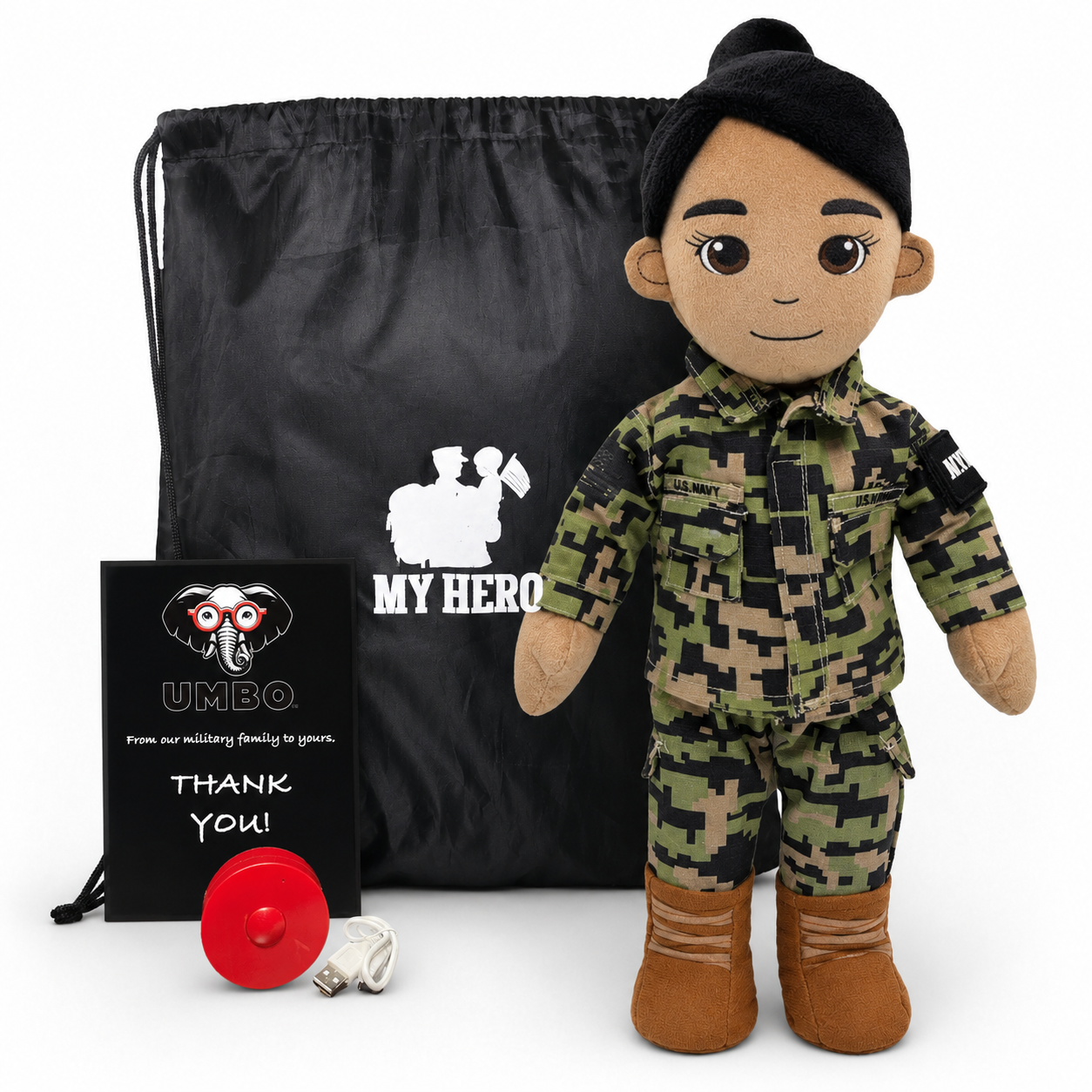 Navy Daddy Doll | Military Doll & Sailor Doll | Recordable