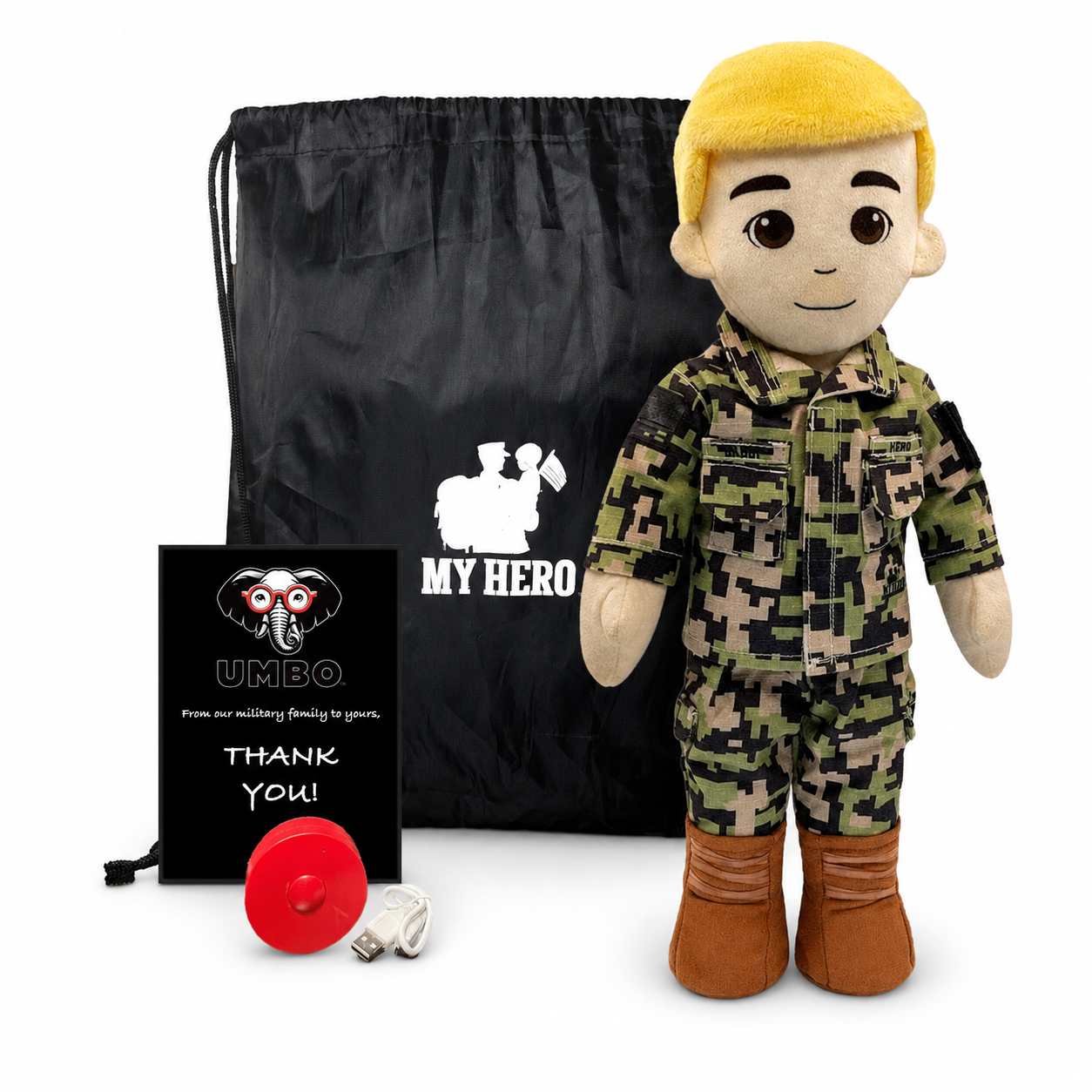 Navy Daddy Doll | Military Doll & Sailor Doll | Recordable