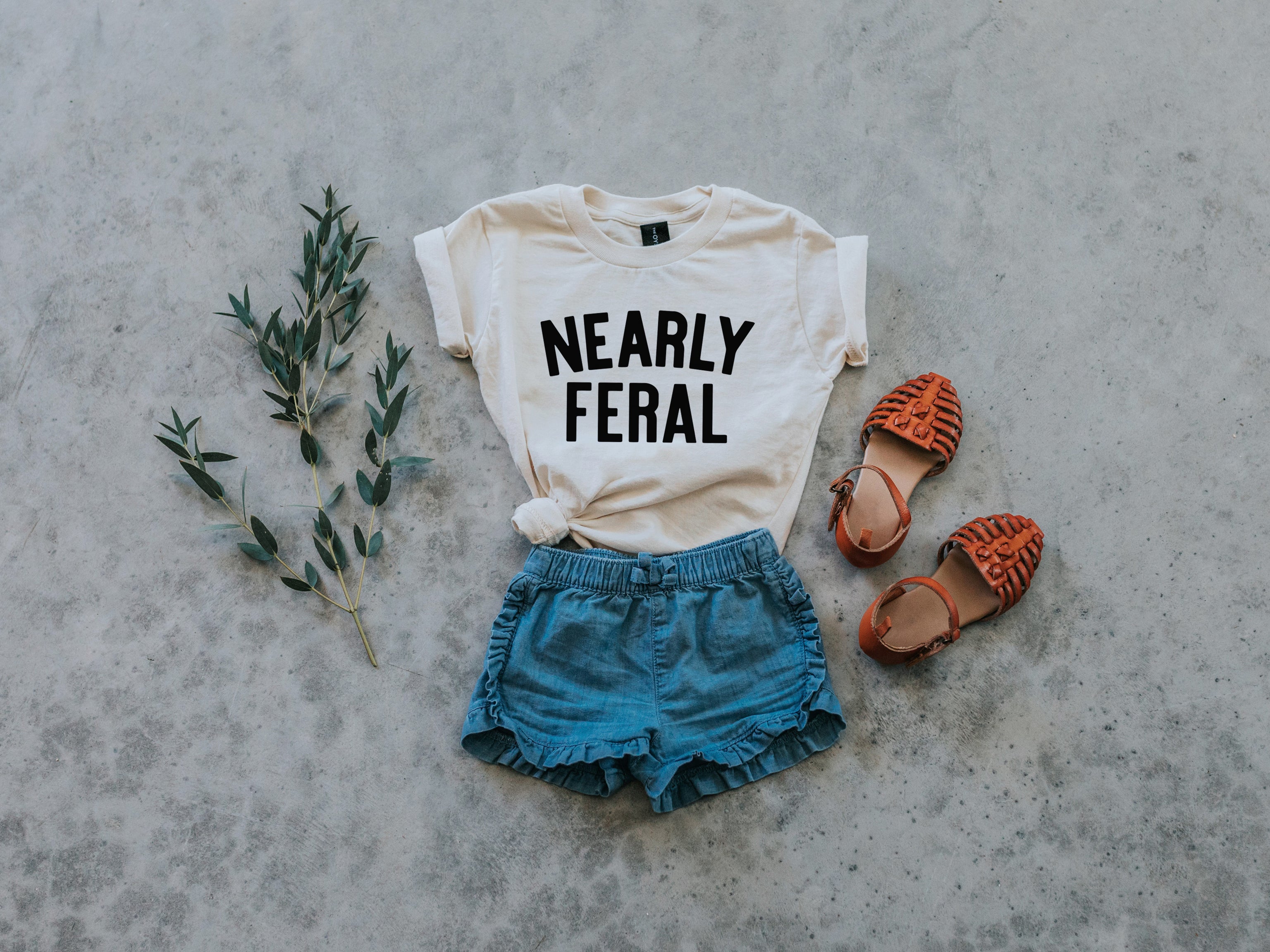 Nearly Feral Organic Baby & Kids Tee