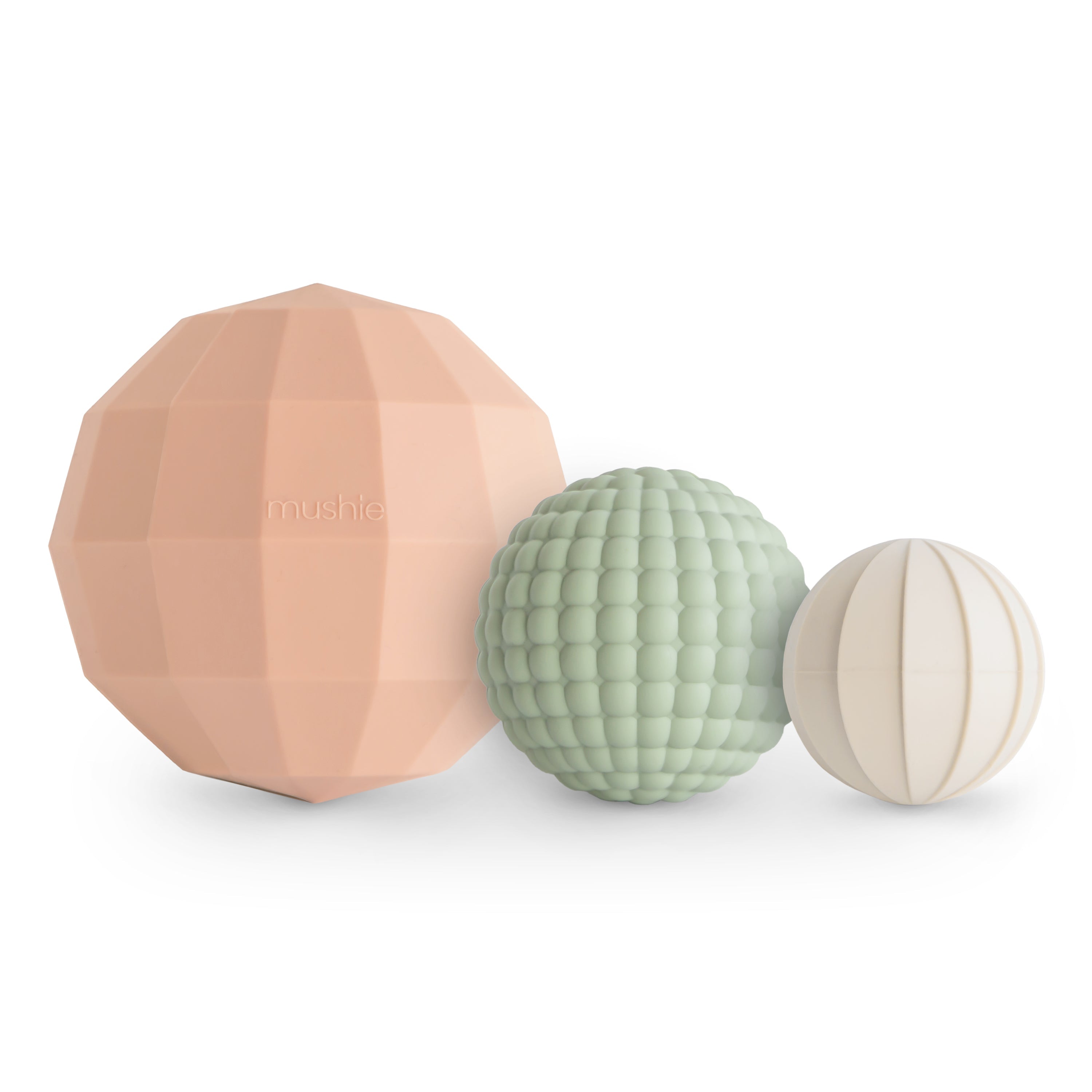 Nesting Spheres Sensory Toy toys Mushie Blush  