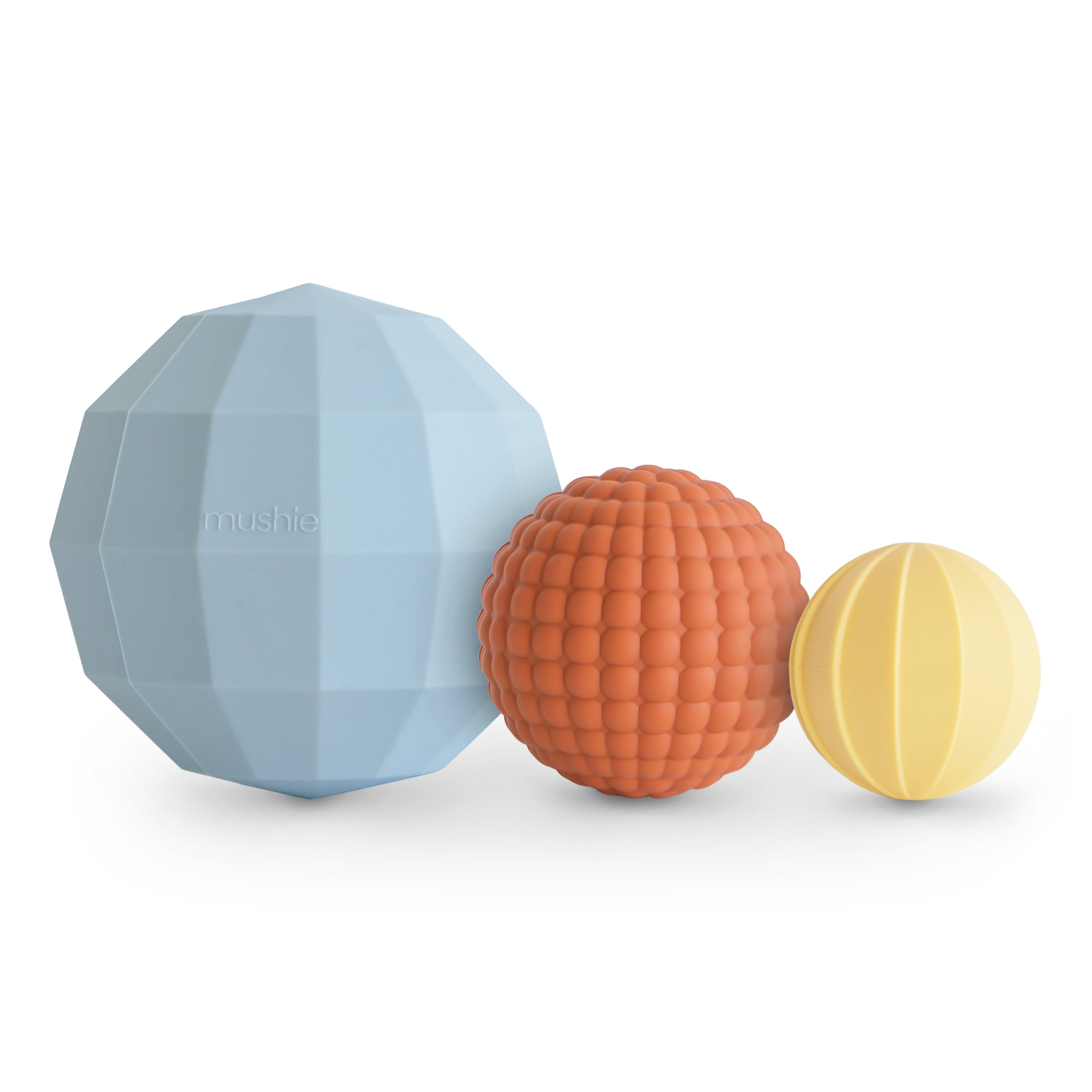 Nesting Spheres Sensory Toy toys Mushie Powder Blue  