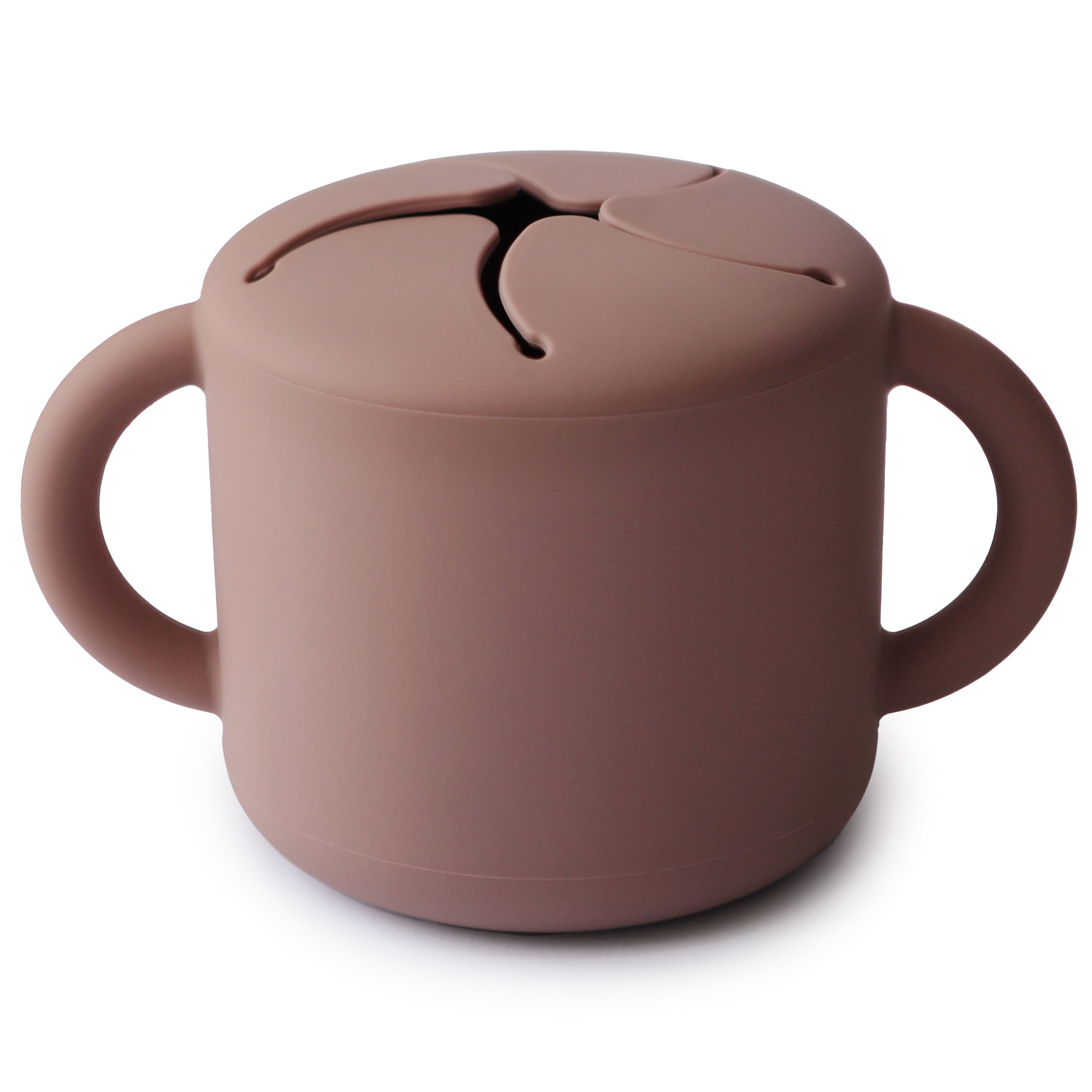 Snack Cup Snack Cup Mushie Cloudy Mauve  