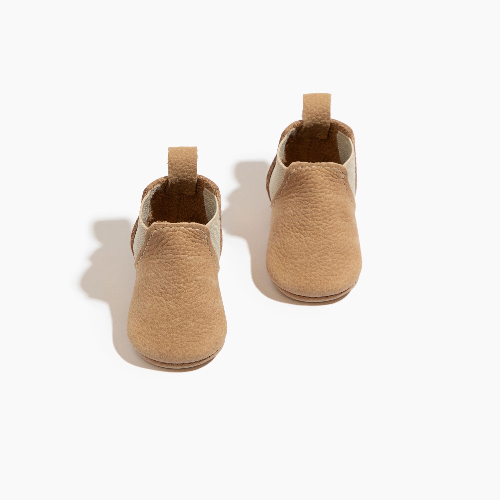 Newborn Weathered Brown Chelsea Boot Baby Shoe