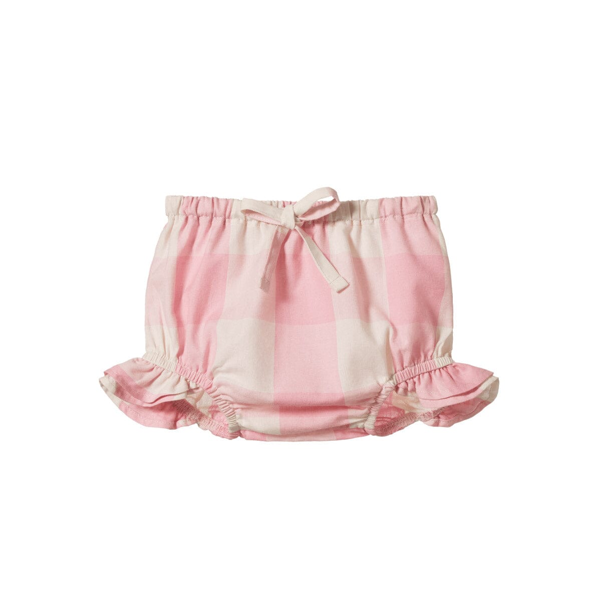 Gingham Petal Bloomers - Summer Rose Check