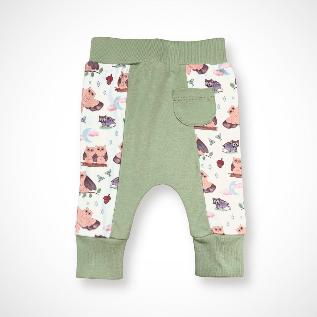 Owl Long Sleeve Bodysuit and Pant | Organic Pima Cotton