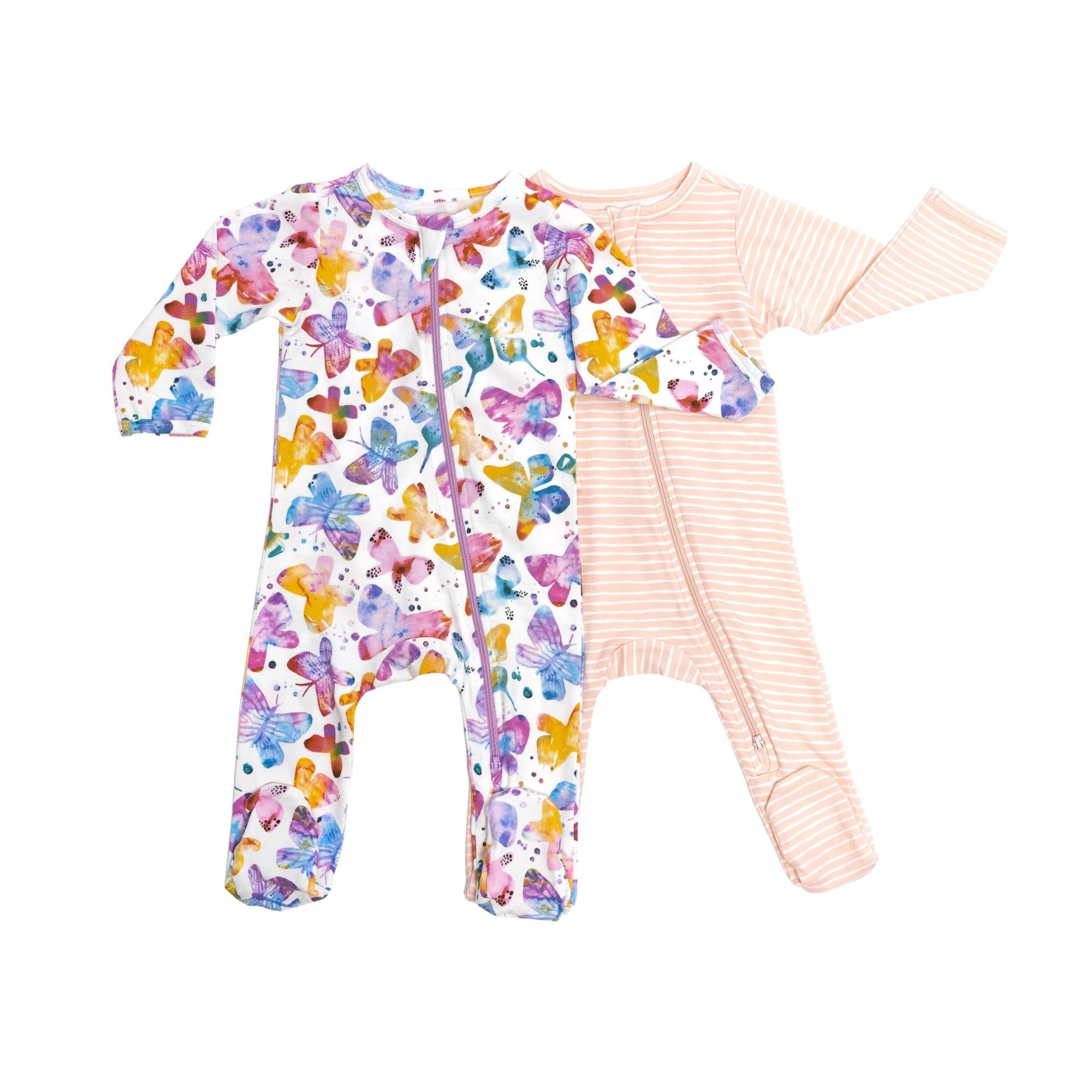 Organic Footie - Butterflies Baby & Toddler Norani Baby   