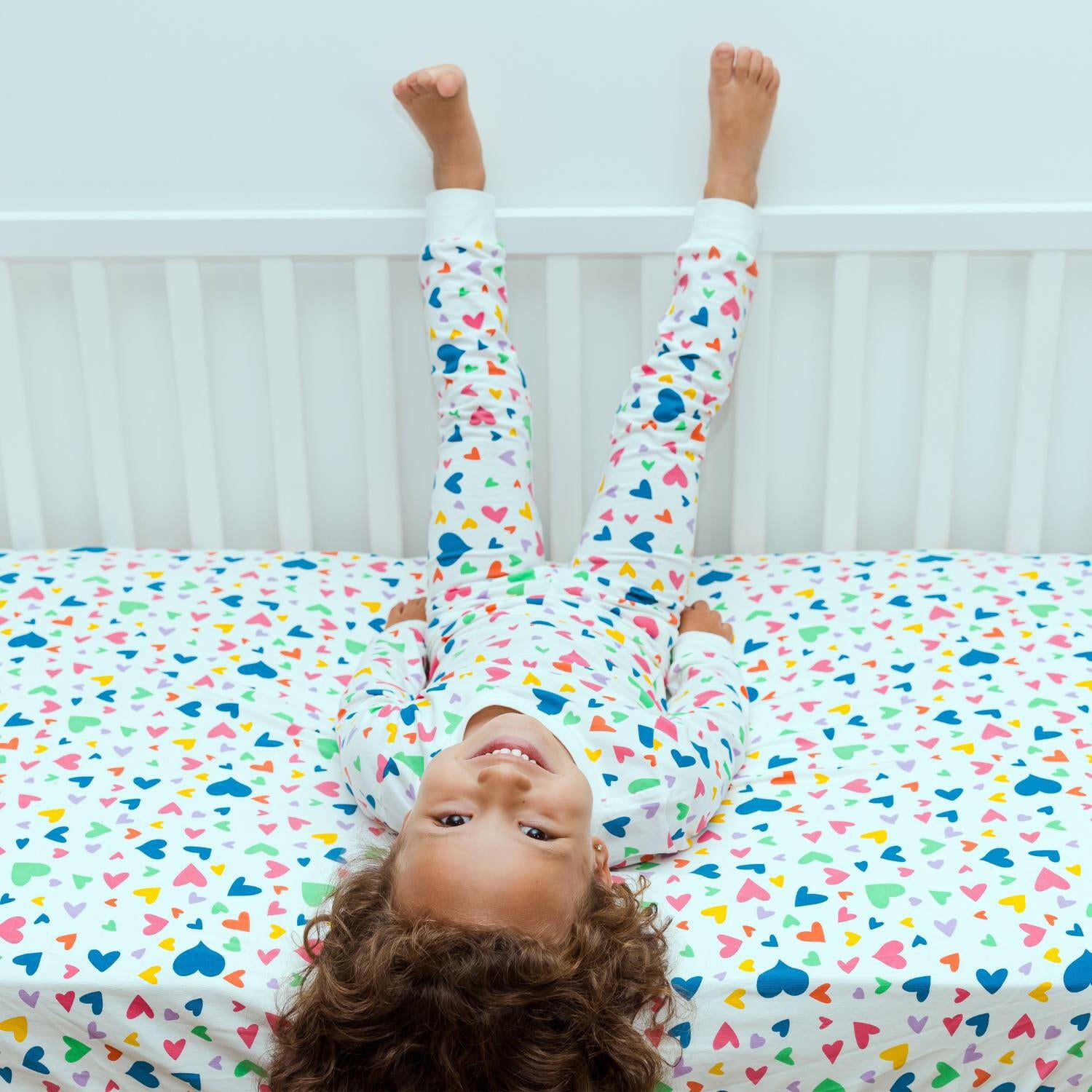 Kids Pajamas - Colorful Hearts Baby & Toddler Sleepwear Norani Baby   
