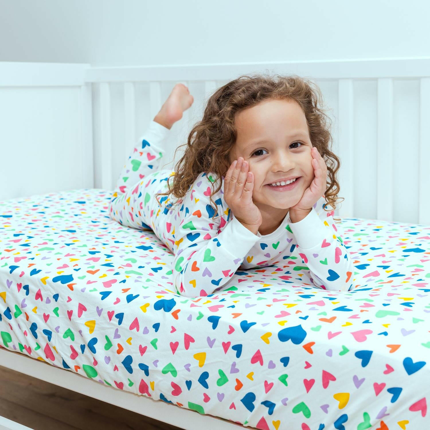 Kids Pajamas - Colorful Hearts Baby & Toddler Sleepwear Norani Baby   