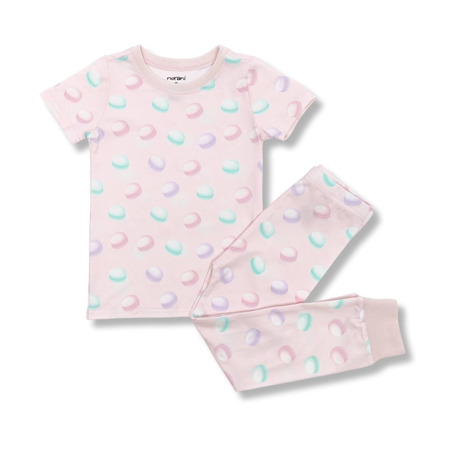 Short Sleeve Kids Pajamas - Macarons Baby & Toddler Sleepwear Norani Baby   