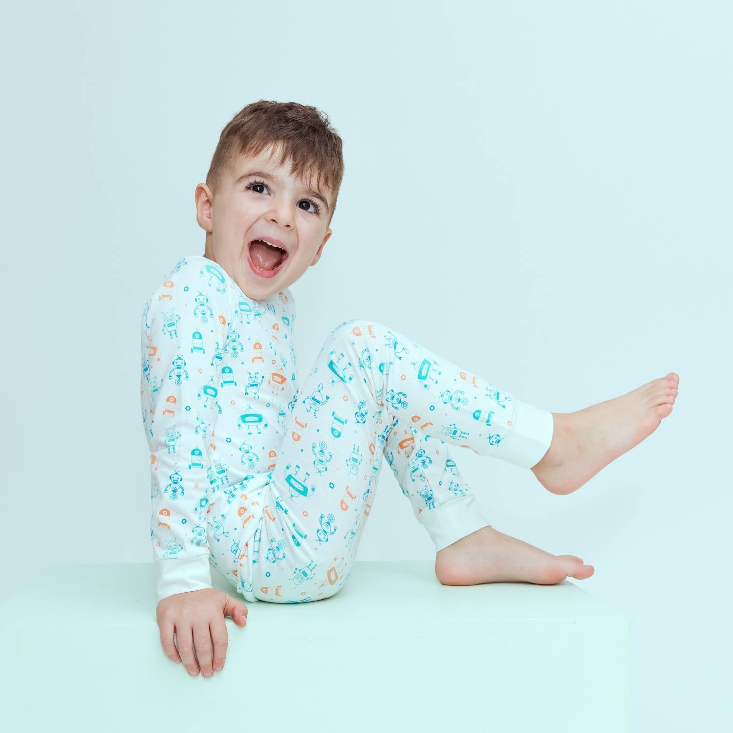 Kids Pajamas - Robots Baby & Toddler Sleepwear Norani Baby   