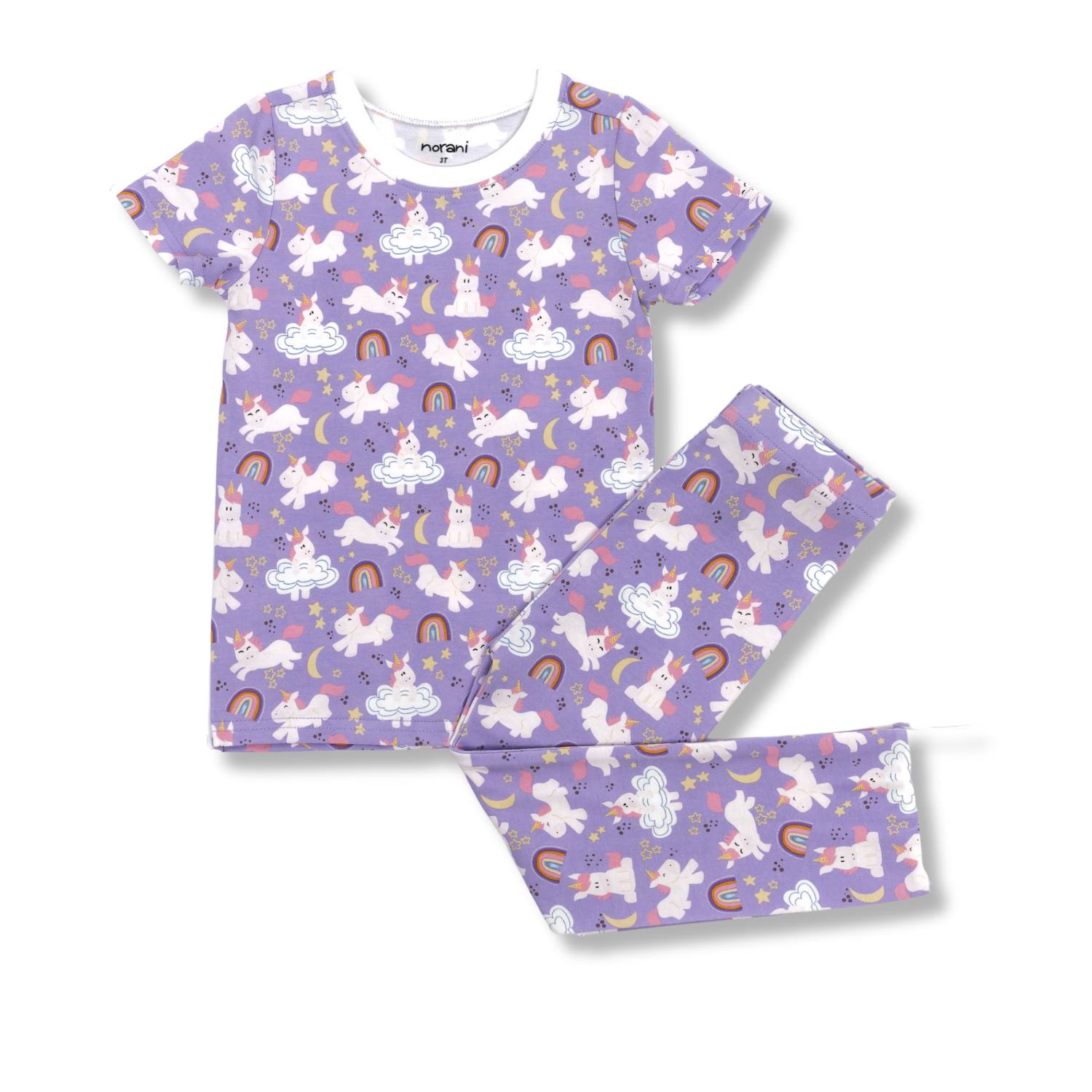 Short Sleeve Kids Pajamas - Unicorns Baby & Toddler Sleepwear Norani Baby   